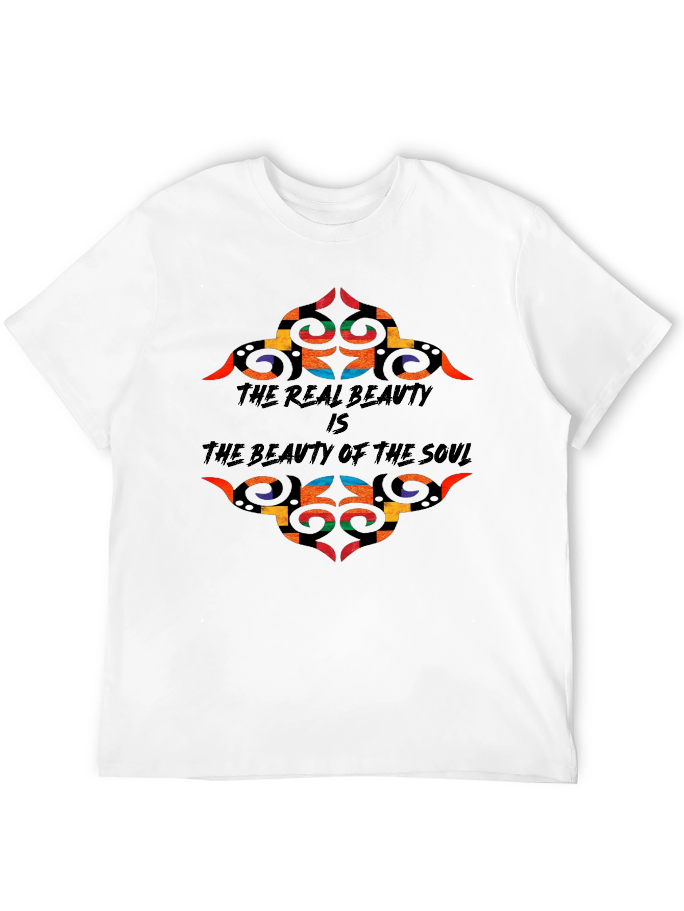 Soul Beauty Graphic Tee - Black Cotton T-Shirt