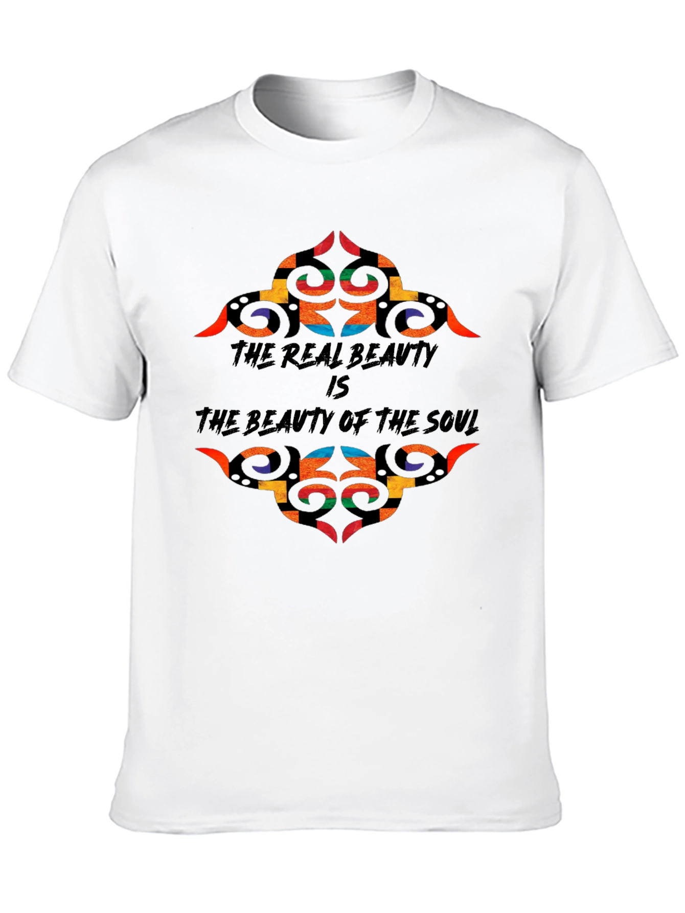 Soul Beauty Graphic Tee - Black Cotton T-Shirt