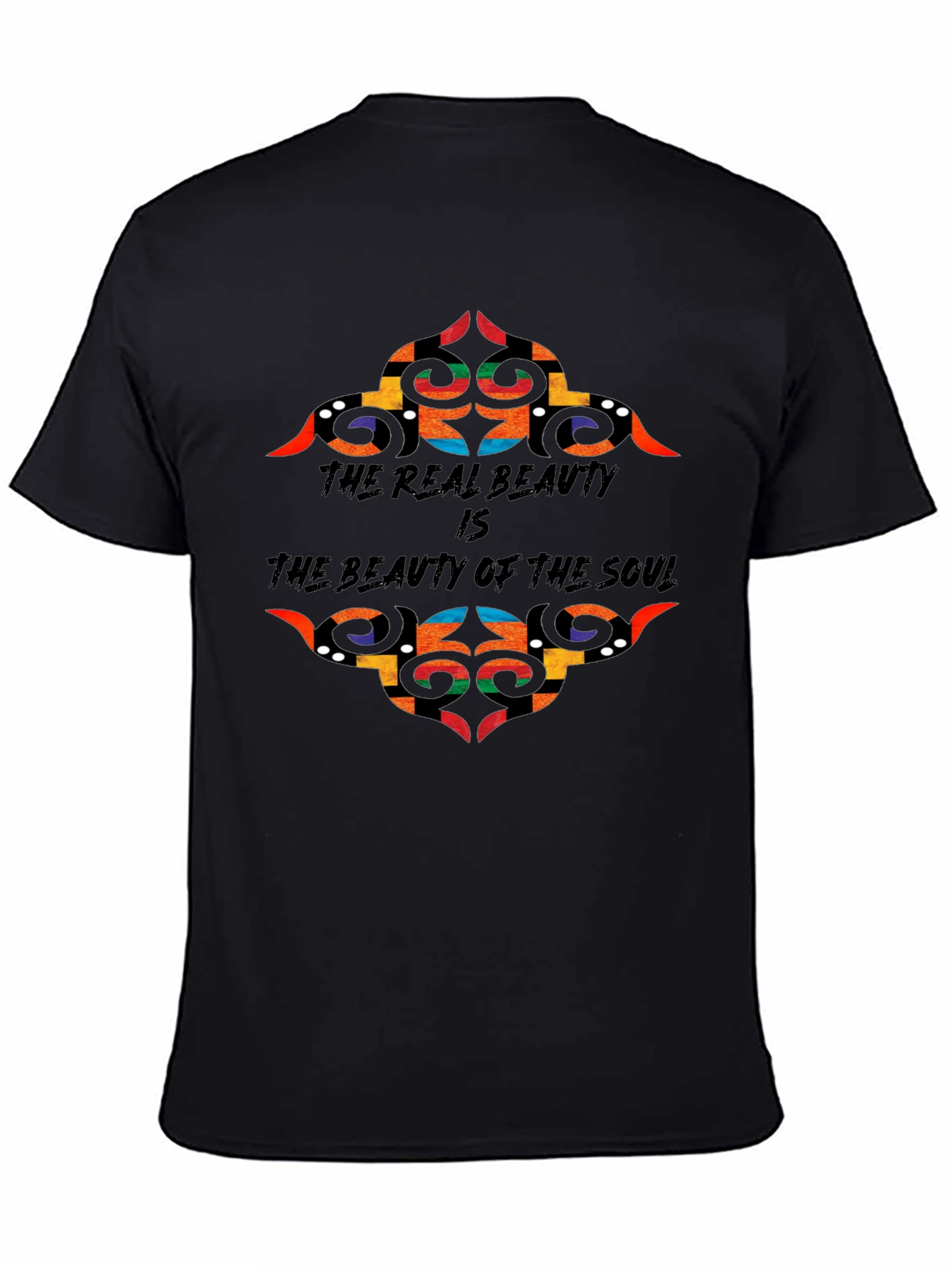 Soul Beauty Graphic Tee - Black Cotton T-Shirt