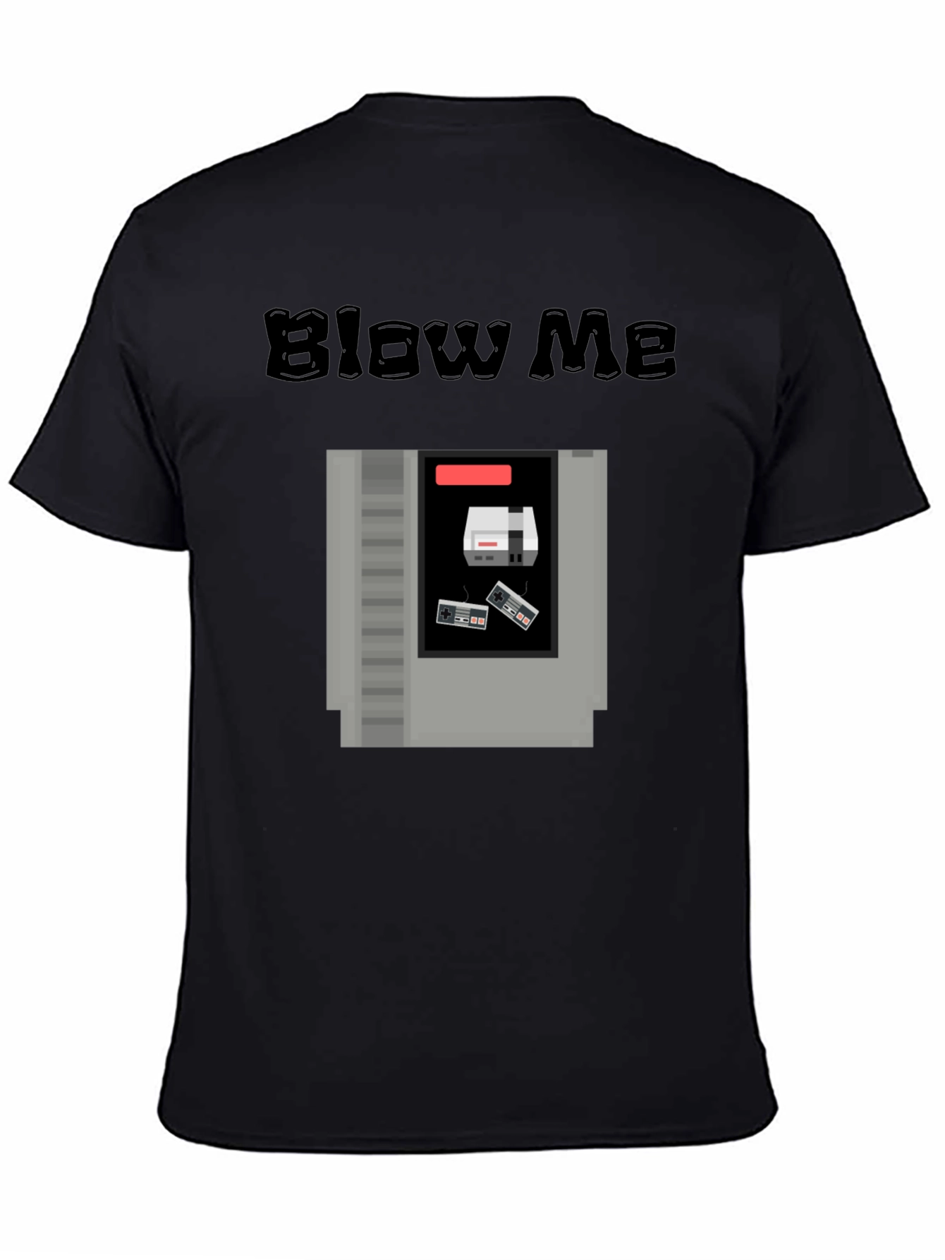 Retro Gaming T-Shirt - Blow Me NES Cartridge Tee