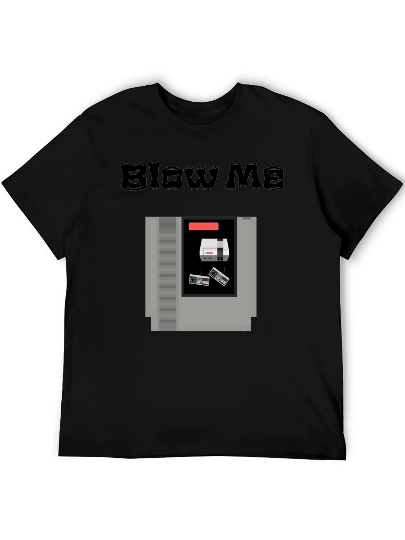 Retro Gaming T-Shirt - Blow Me NES Cartridge Tee