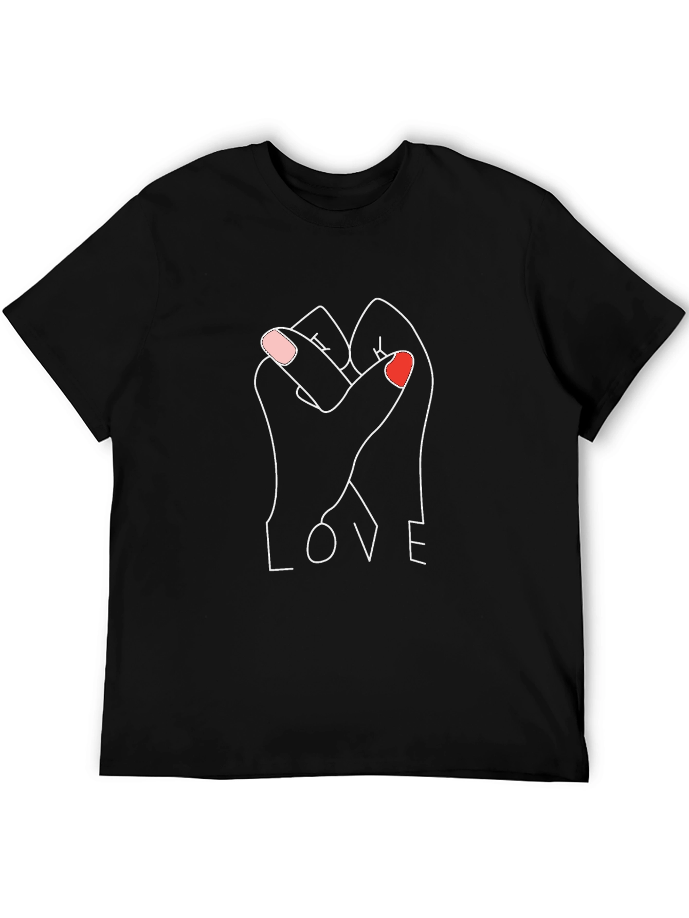 Love Hands Graphic Tee - Unisex Cotton Blend