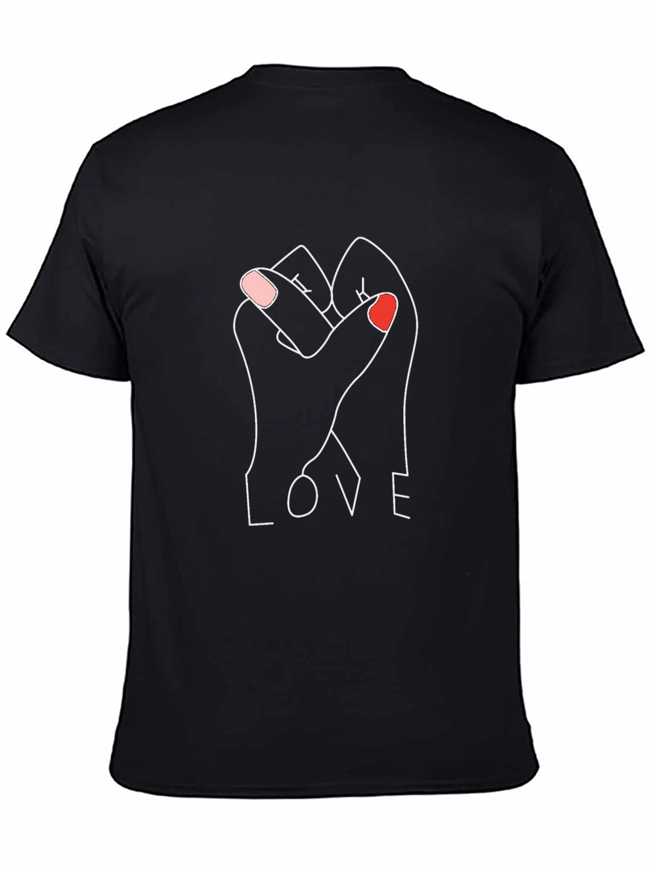Love Hands Graphic Tee - Unisex Cotton Blend