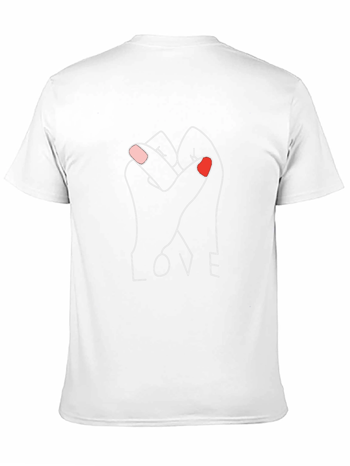 Love Hands Graphic Tee - Unisex Cotton Blend