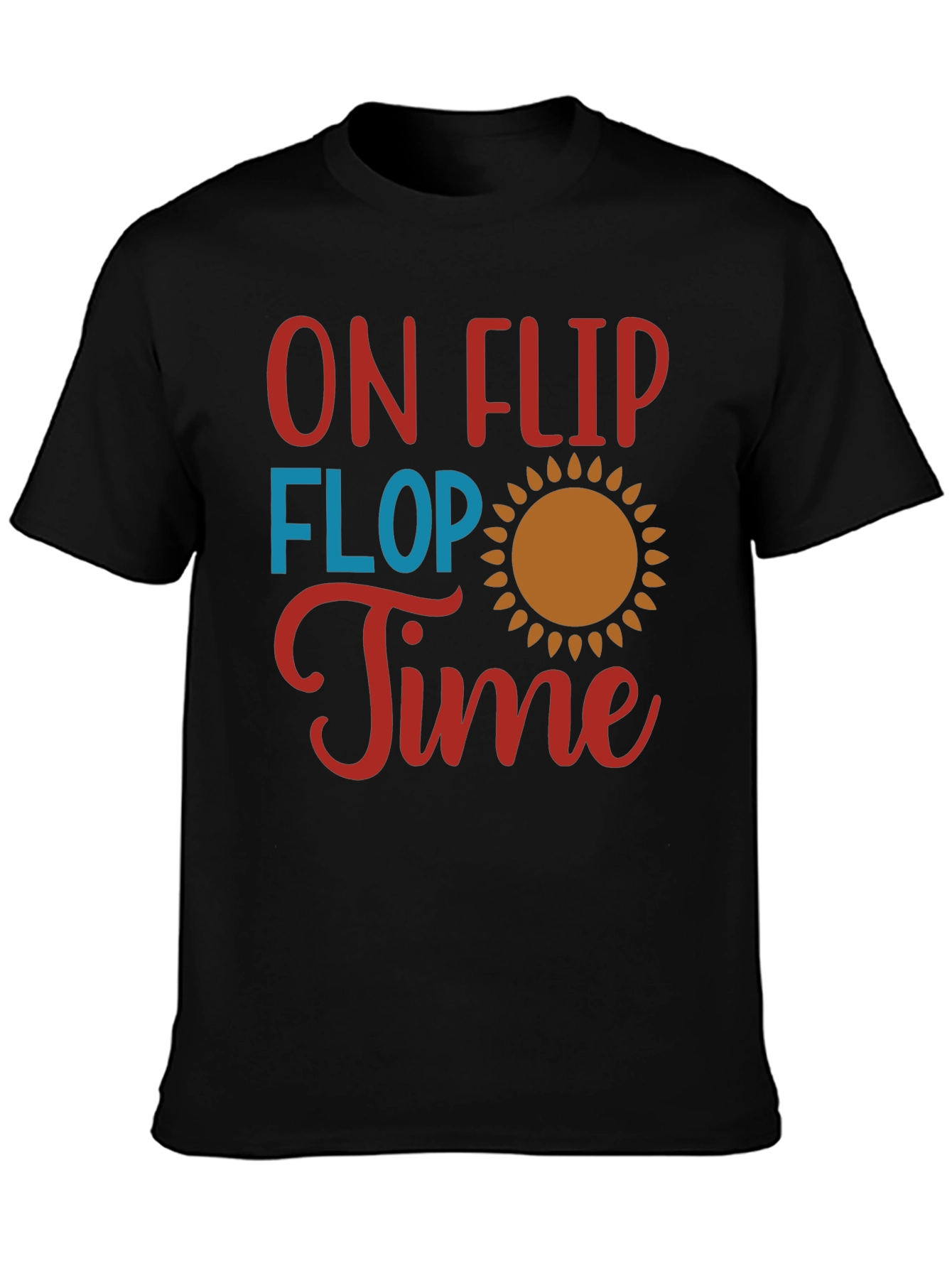 On Flip Flop Time Graphic T-Shirt