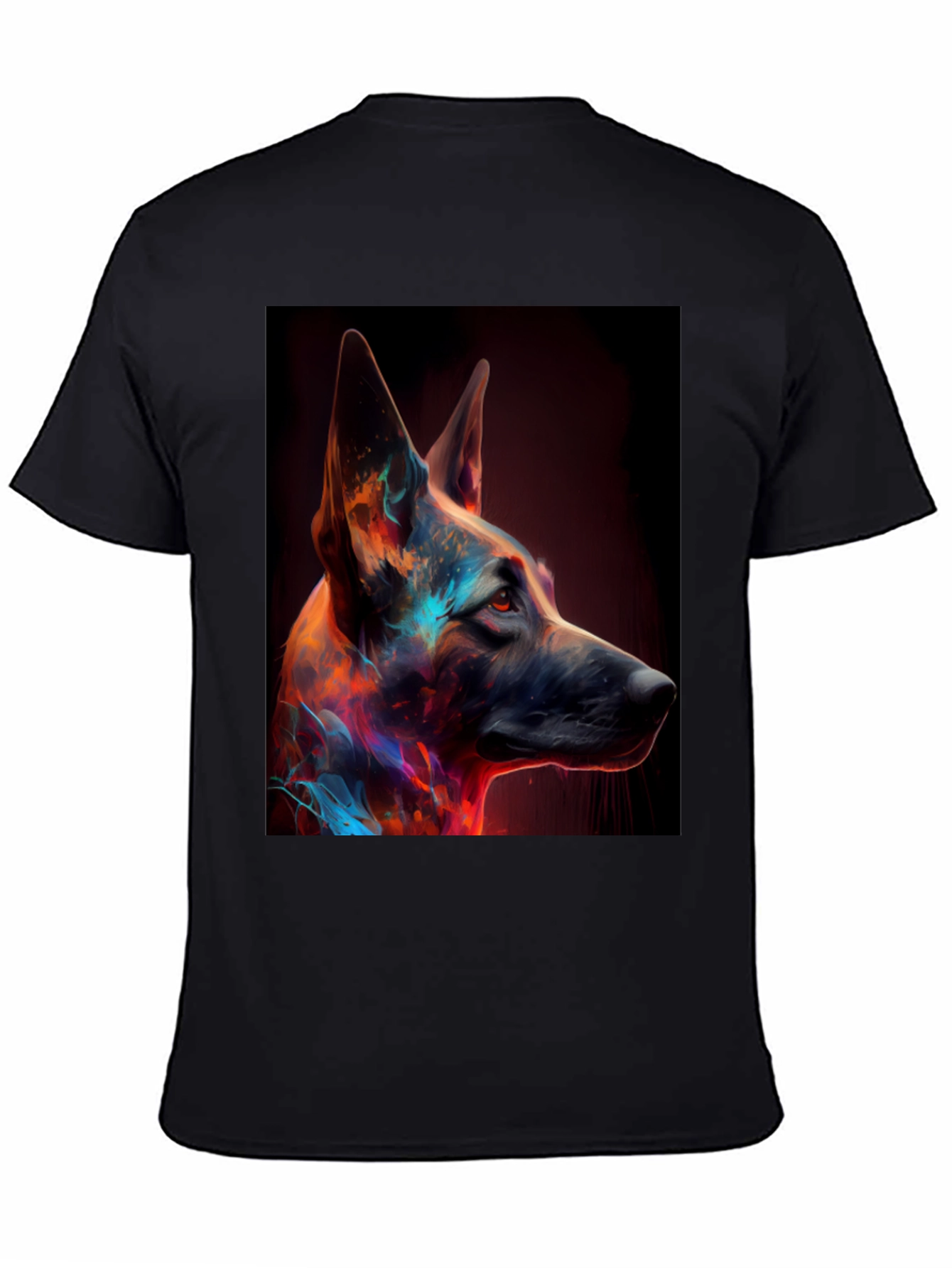 Abstract Dog Portrait Graphic Tee