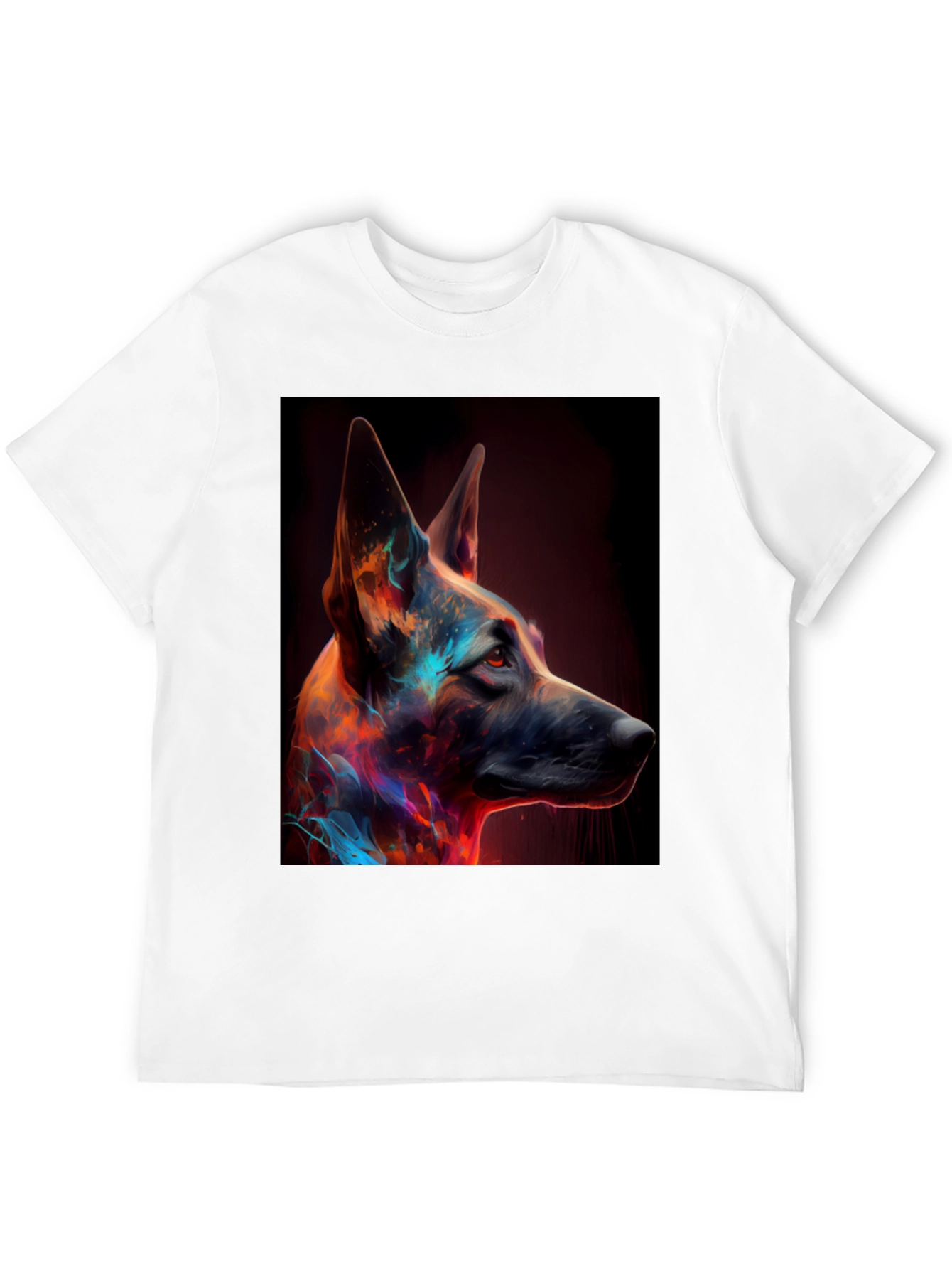 Abstract Dog Portrait Graphic Tee