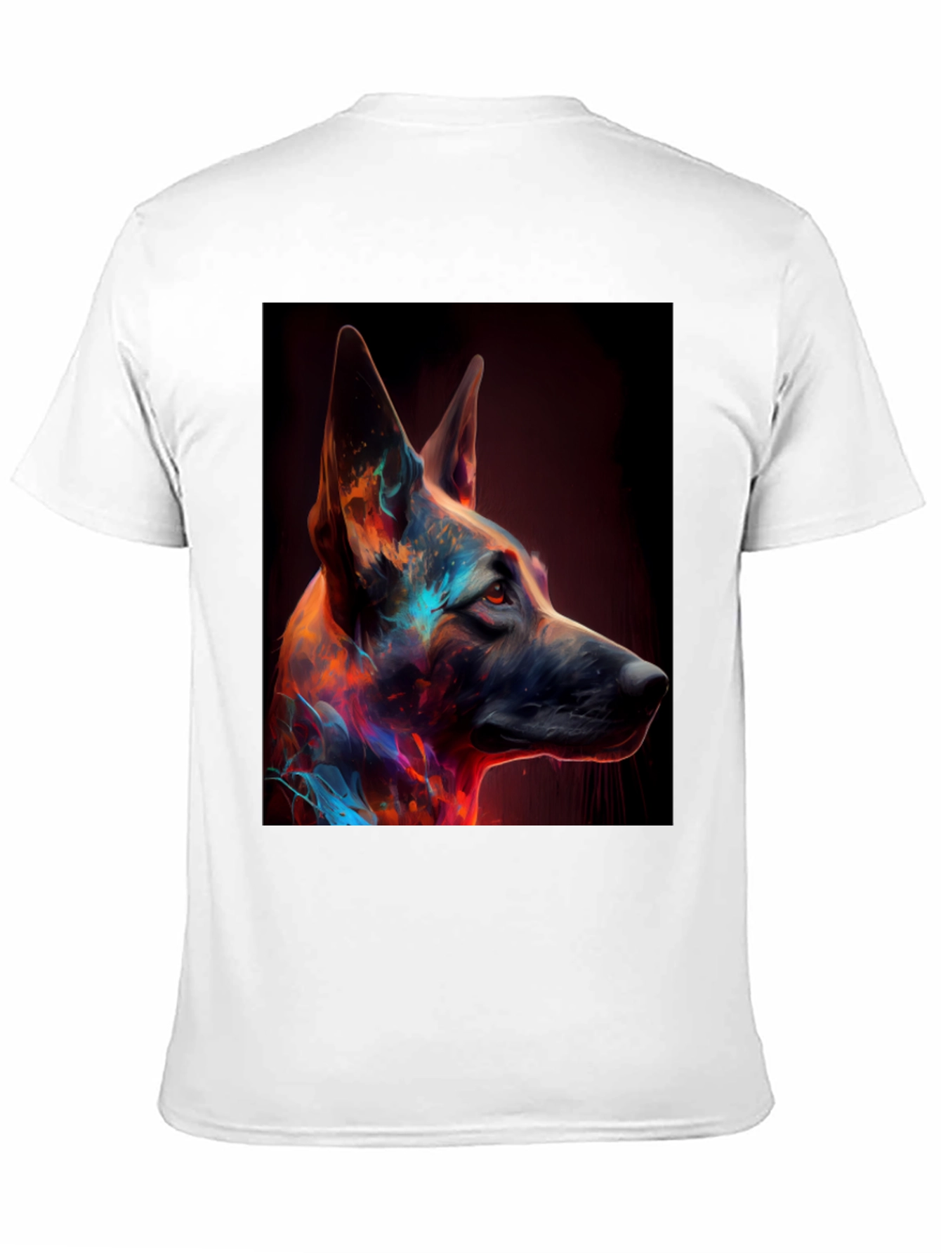 Abstract Dog Portrait Graphic Tee