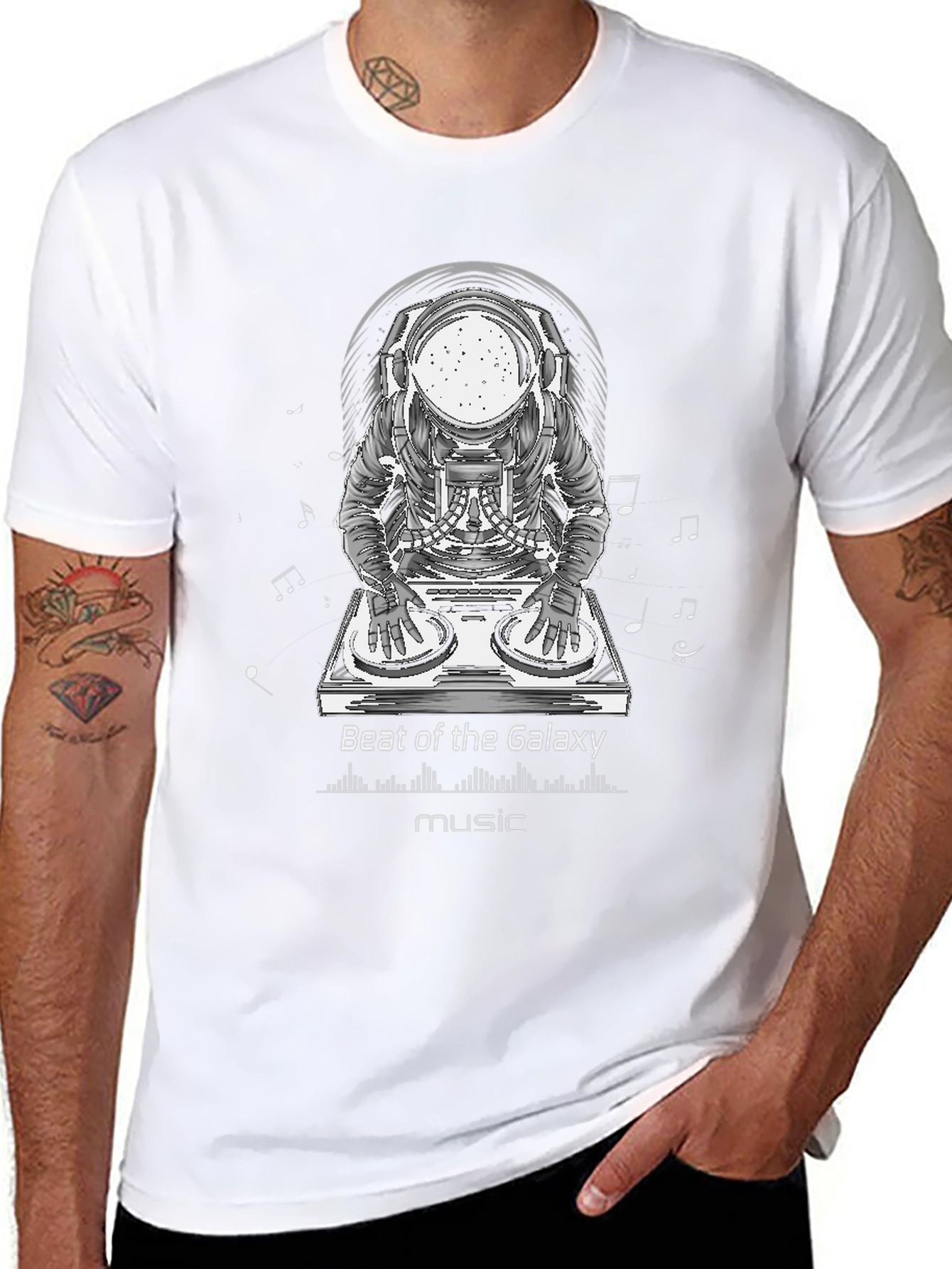 Astronaut DJ T-Shirt - Beat of the Galaxy