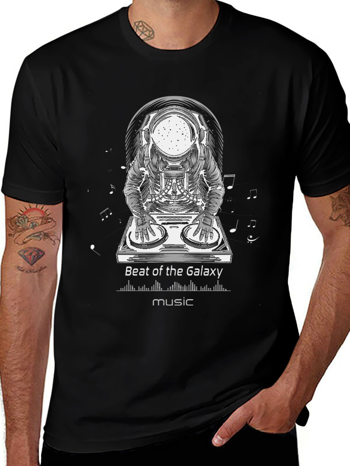 Astronaut DJ T-Shirt - Beat of the Galaxy