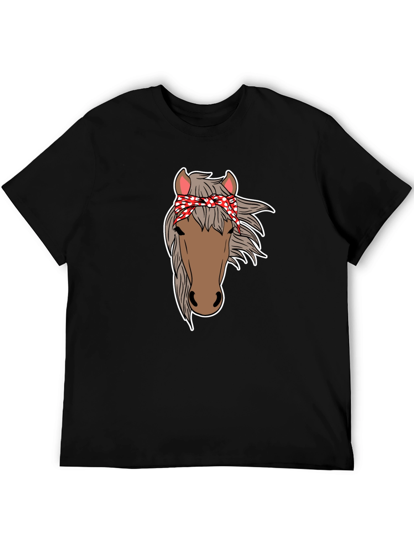 Horse with Bandana Graphic Tee
