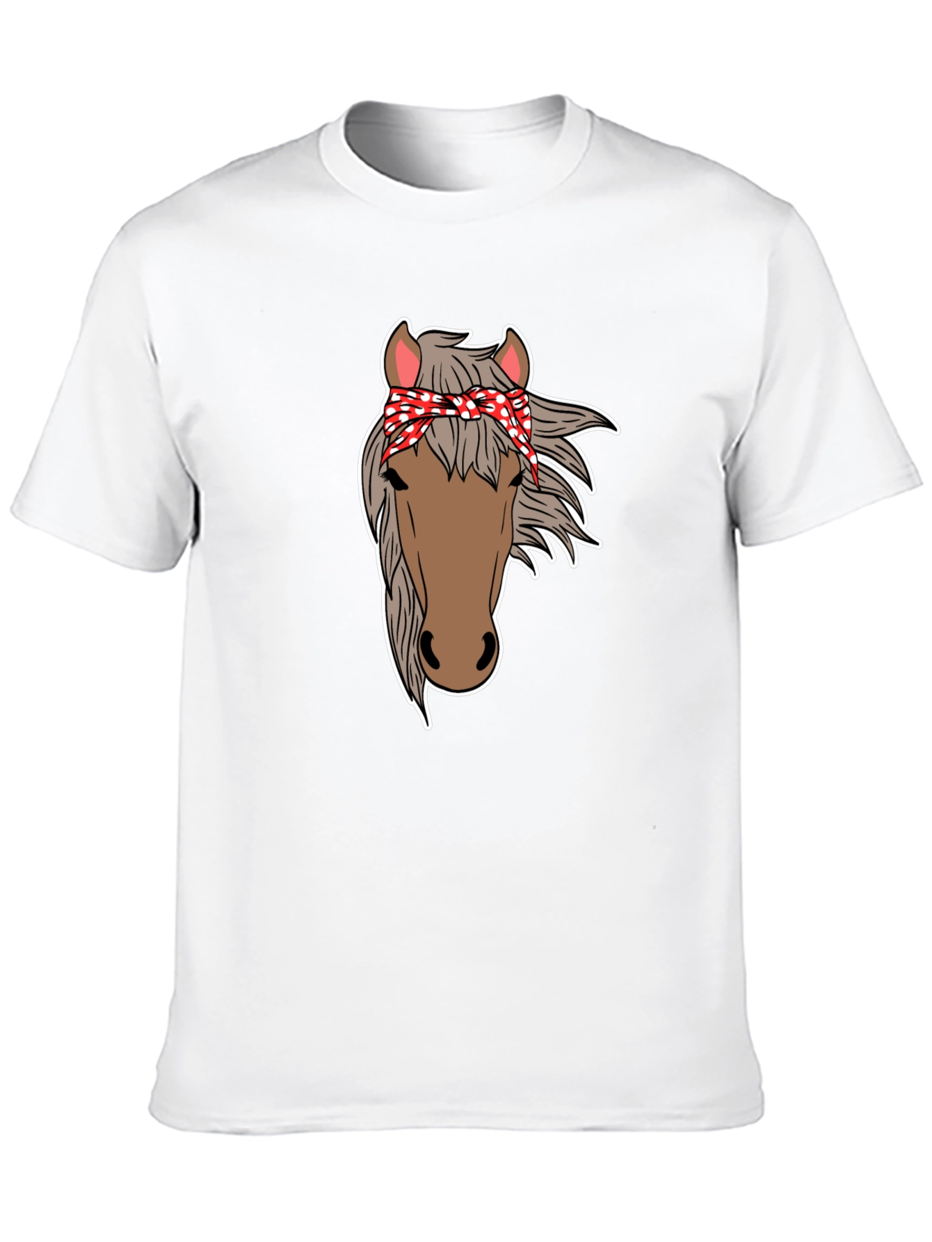 Horse with Bandana Graphic Tee
