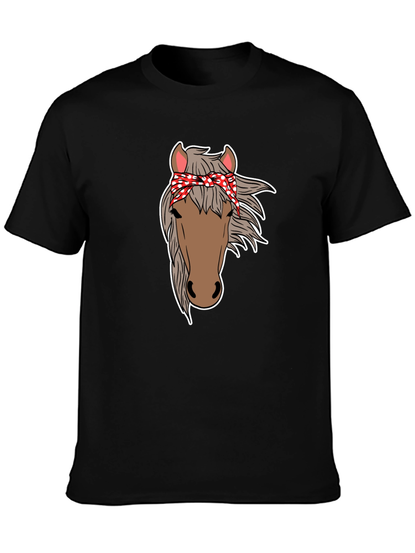 Horse with Bandana Graphic Tee