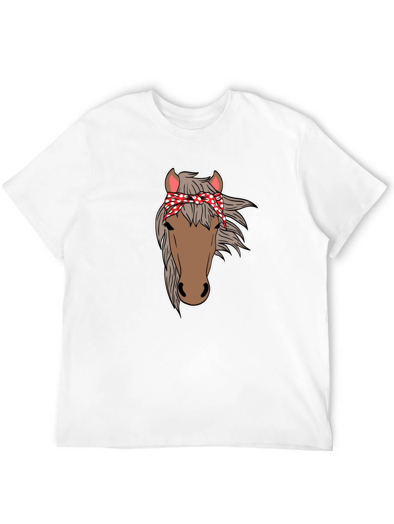 Horse with Bandana Graphic Tee
