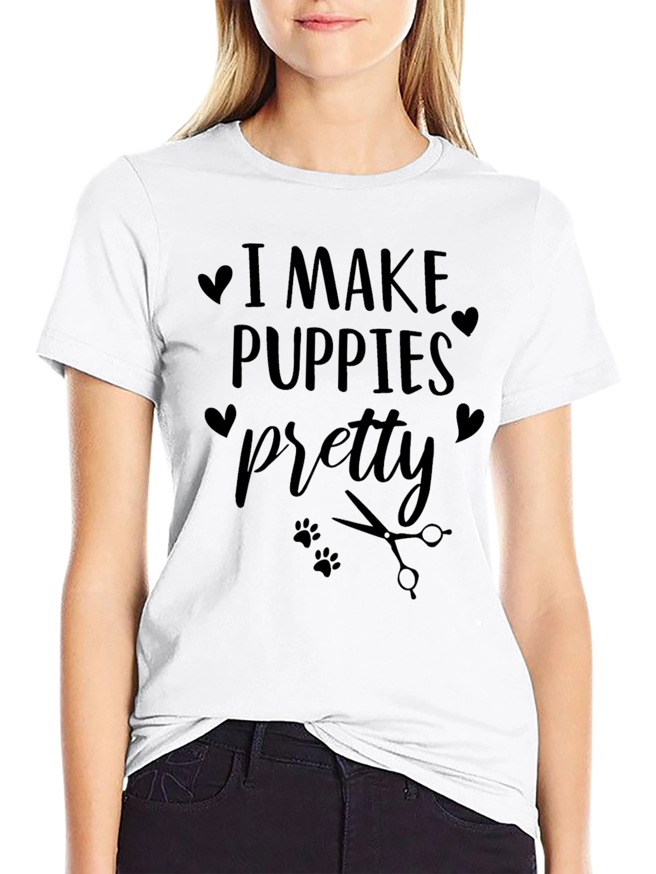 I Make Puppies Pretty T-Shirt