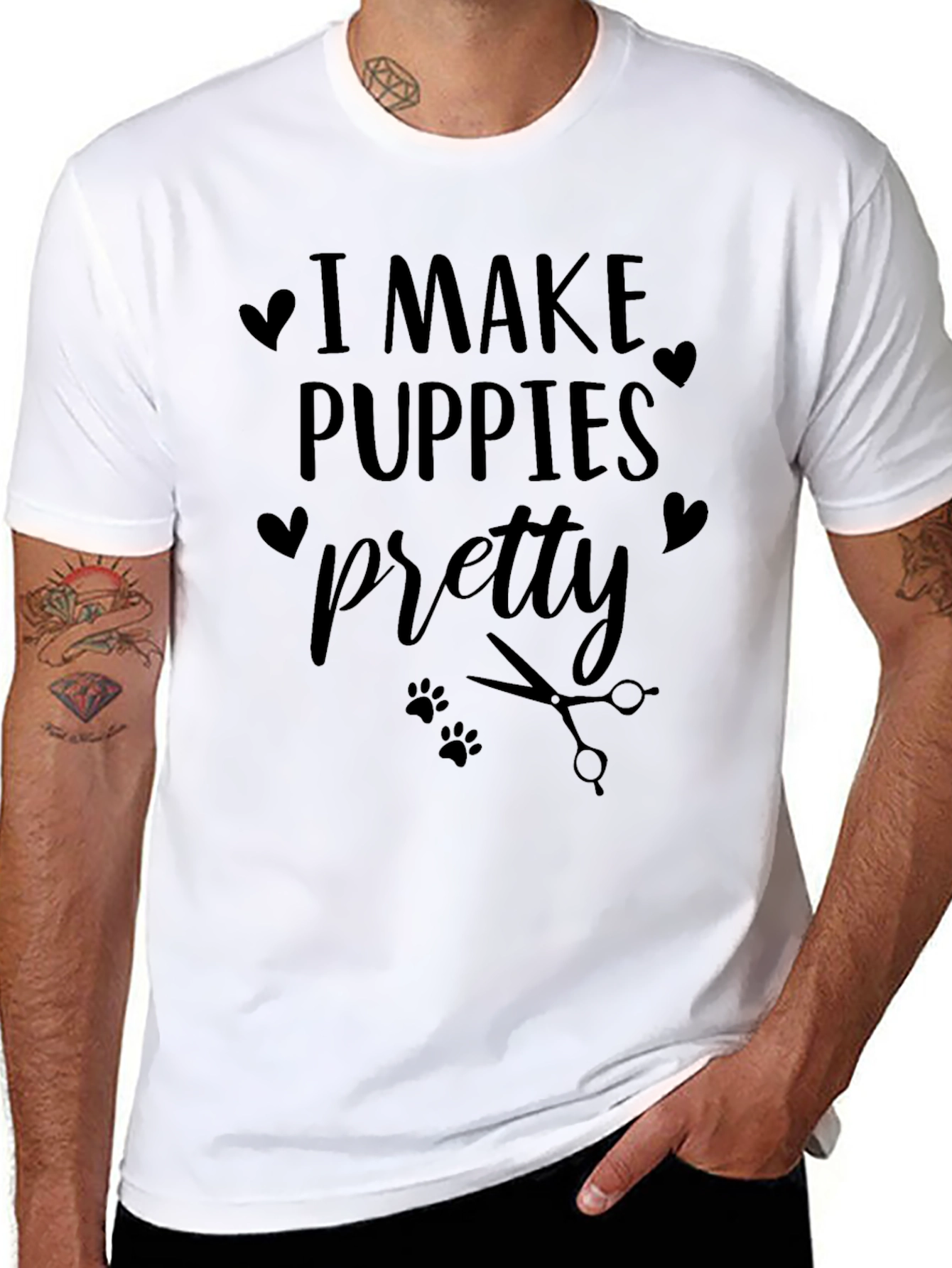 I Make Puppies Pretty T-Shirt