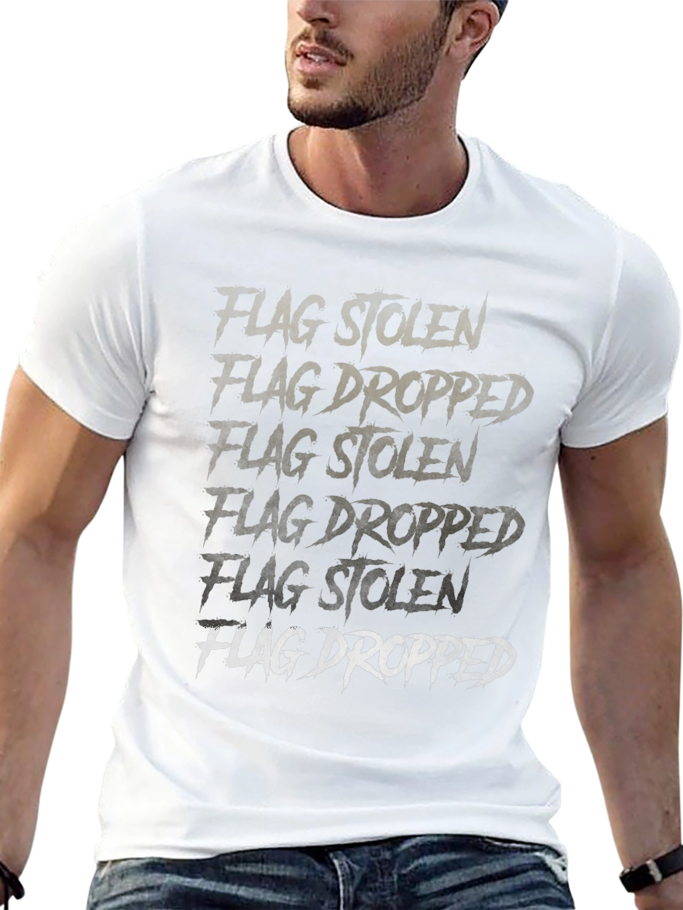 Flag Stolen Dropped Graphic T-Shirt