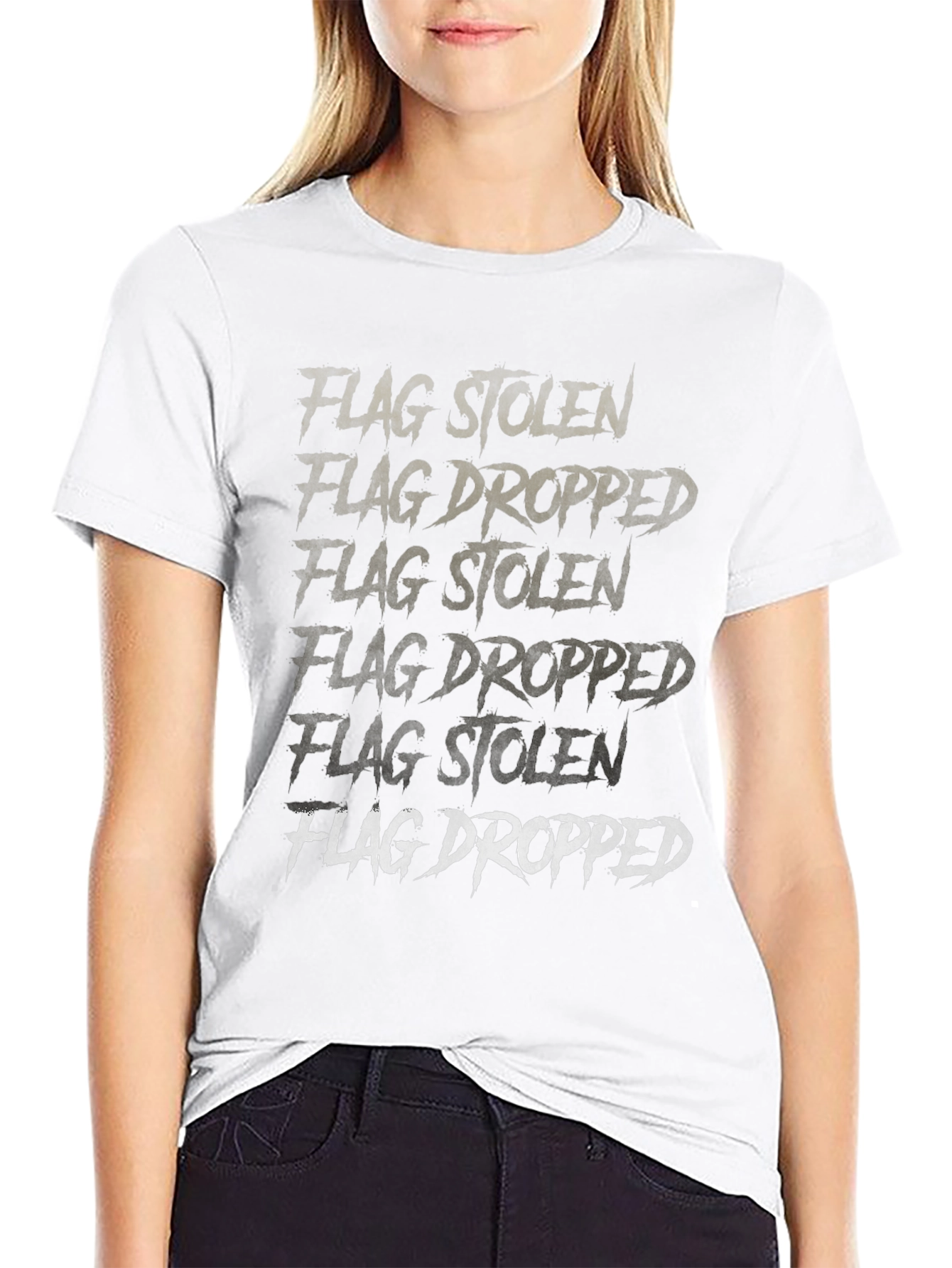 Flag Stolen Dropped Graphic T-Shirt