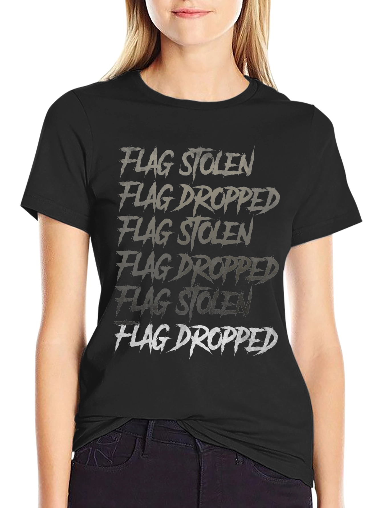Flag Stolen Dropped Graphic T-Shirt