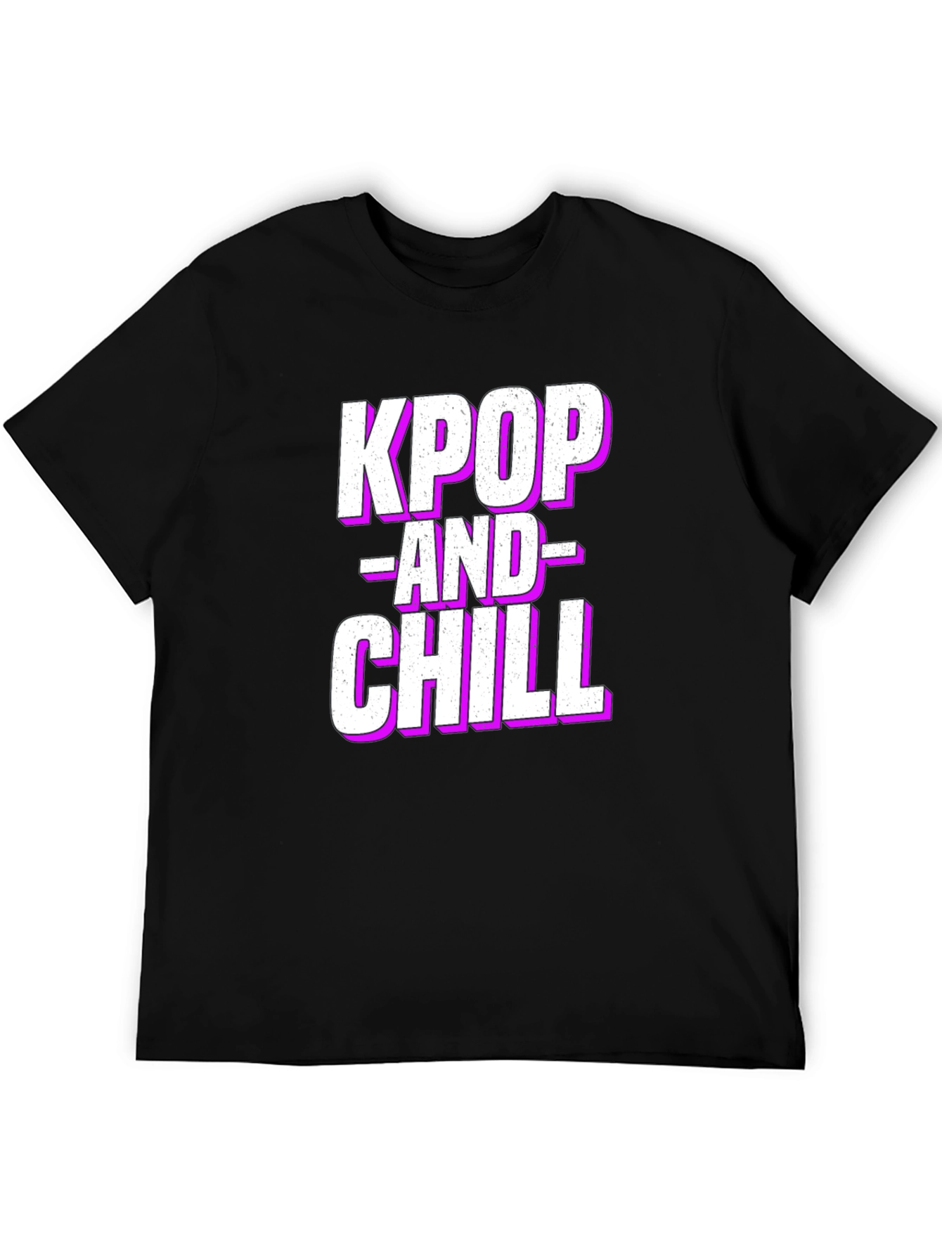 Kpop and Chill Graphic Tee - Stylish Trendy Shirt