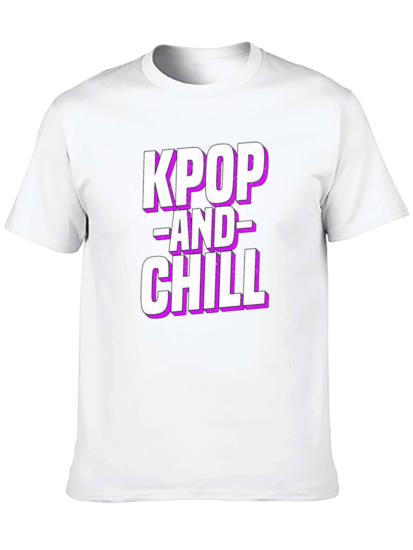 Kpop and Chill Graphic Tee - Stylish Trendy Shirt