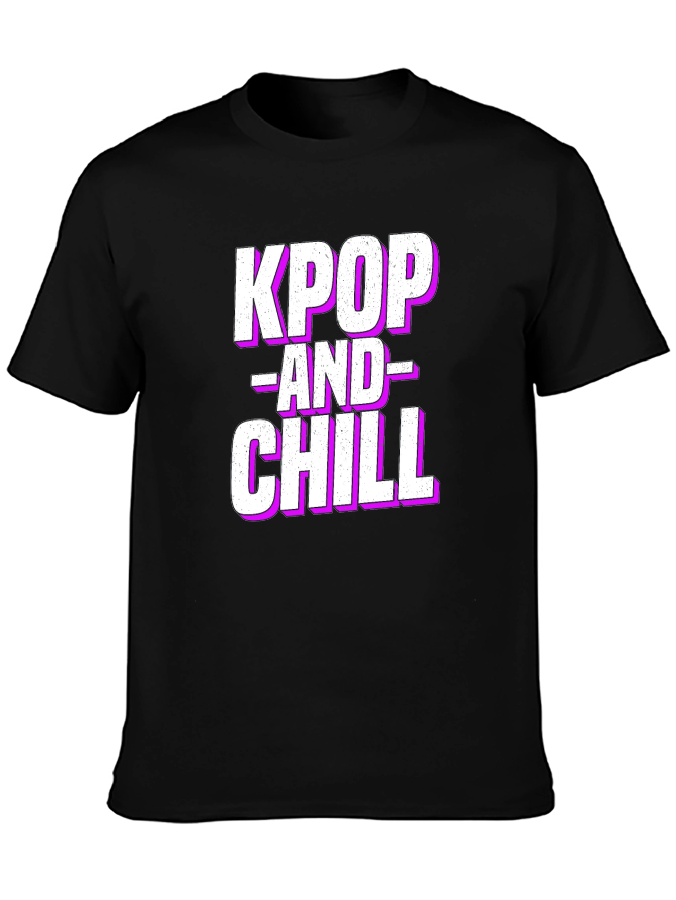 Kpop and Chill Graphic Tee - Stylish Trendy Shirt