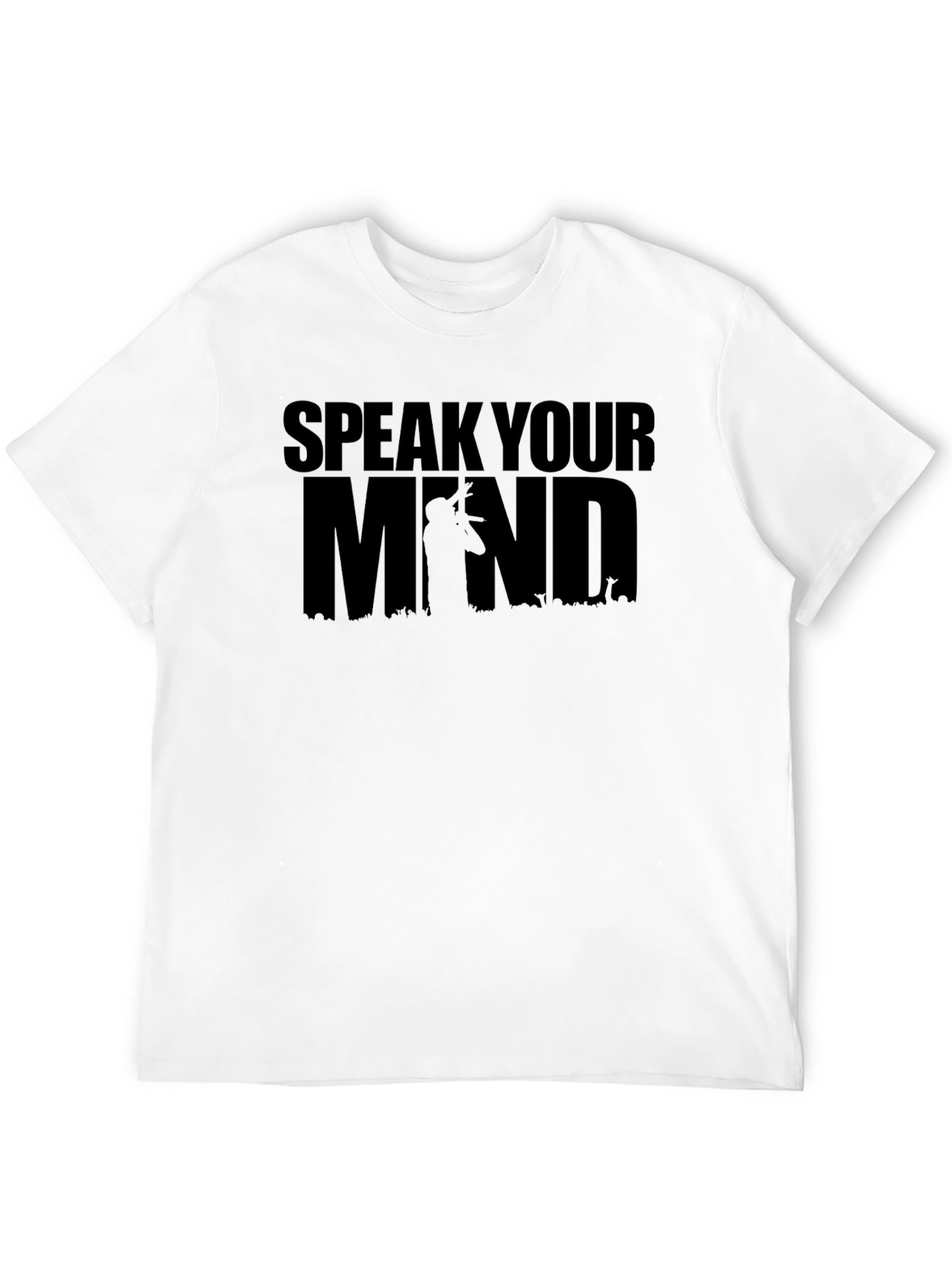 Speak Your Mind Graphic T-Shirt - Black