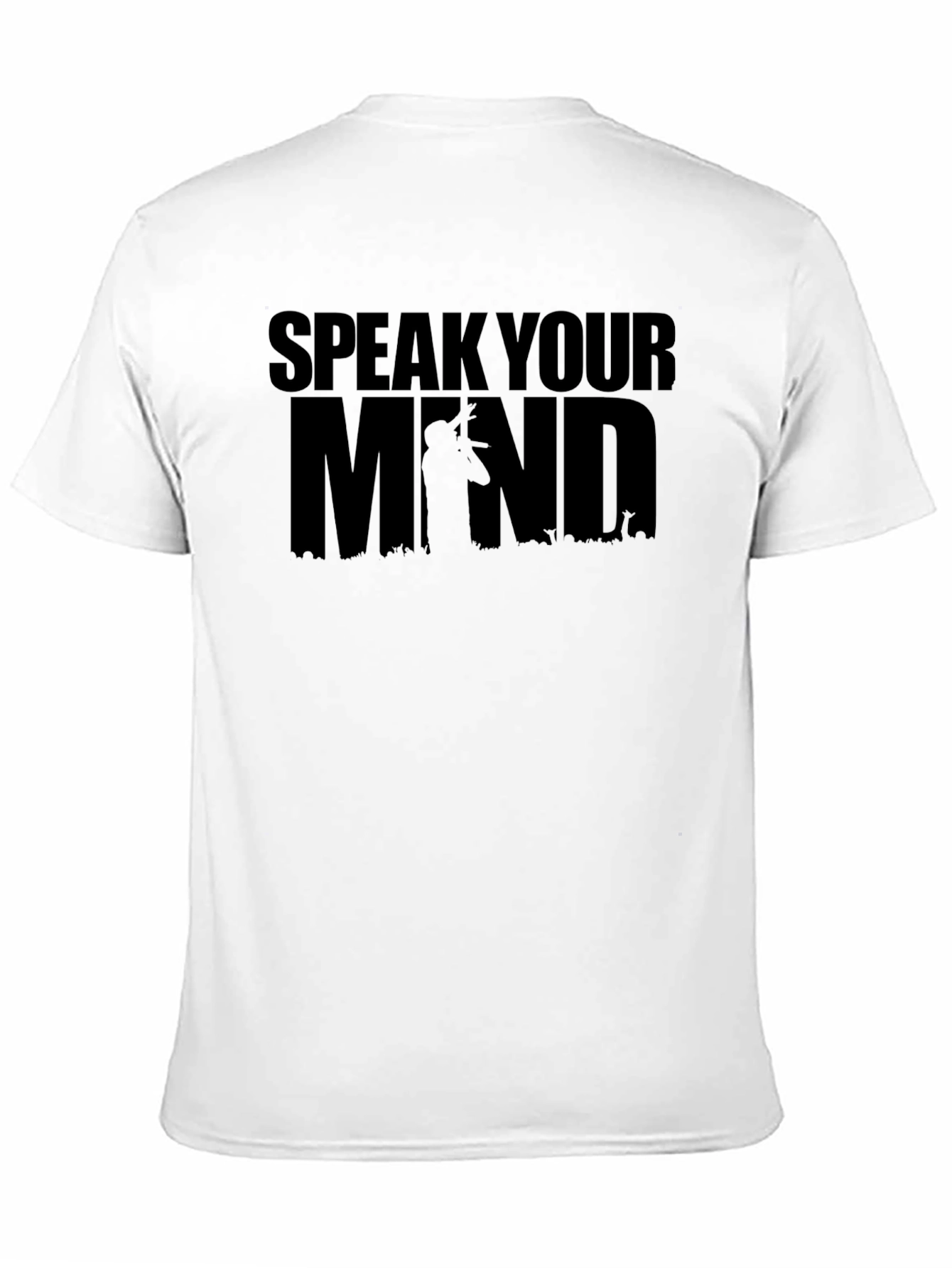Speak Your Mind Graphic T-Shirt - Black