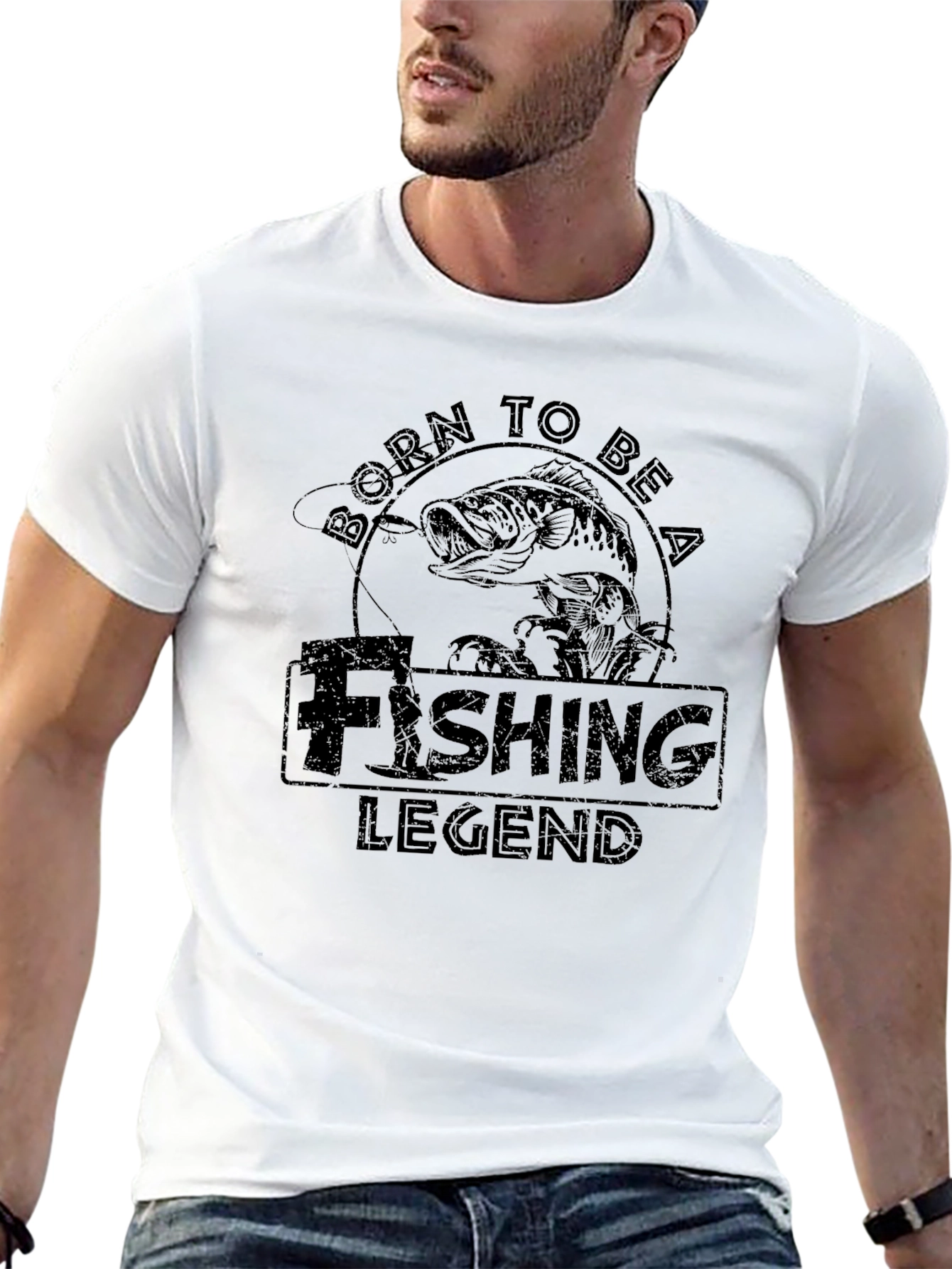 Born To Be a Fishing Legend T-Shirt