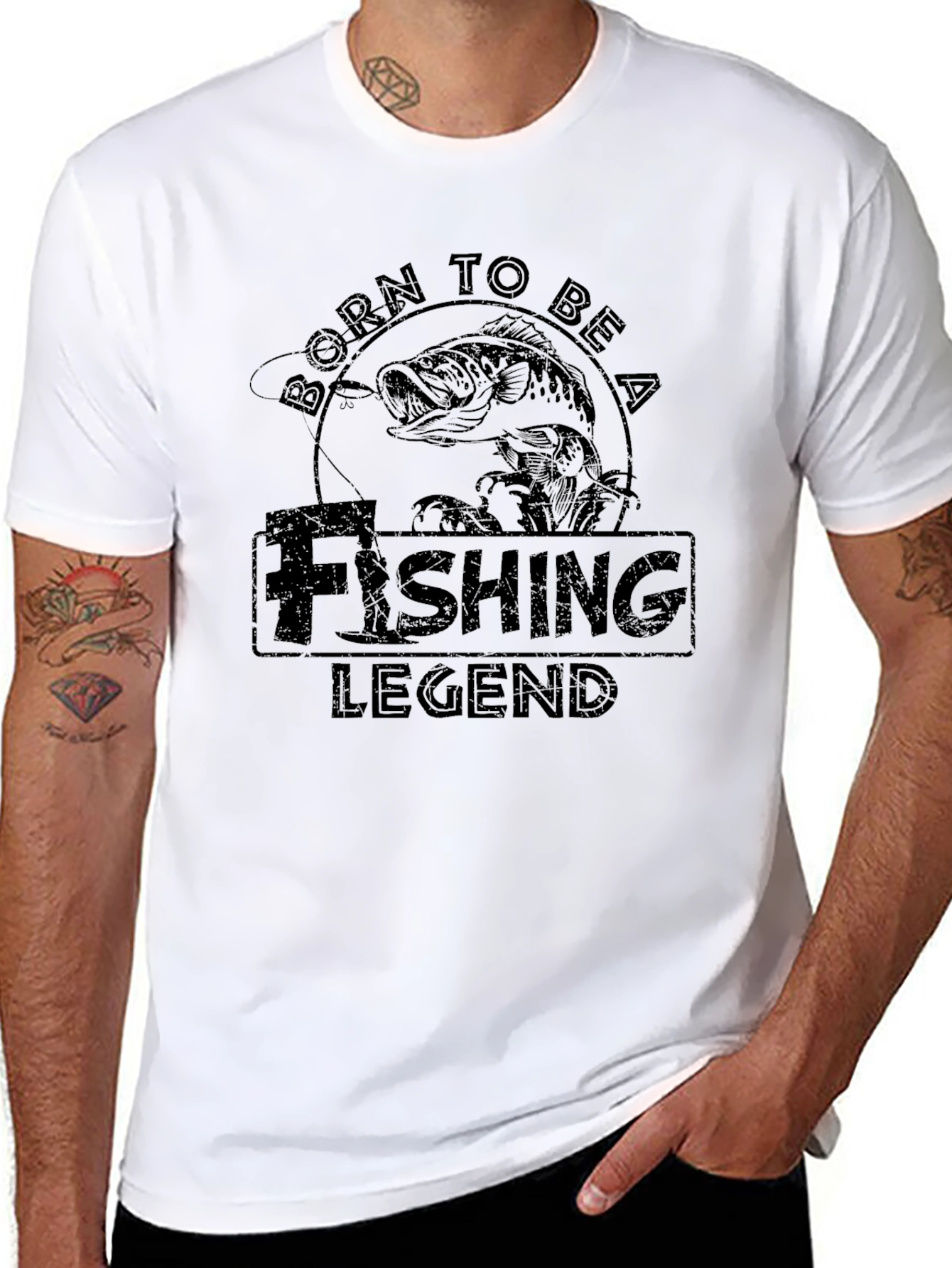 Born To Be a Fishing Legend T-Shirt