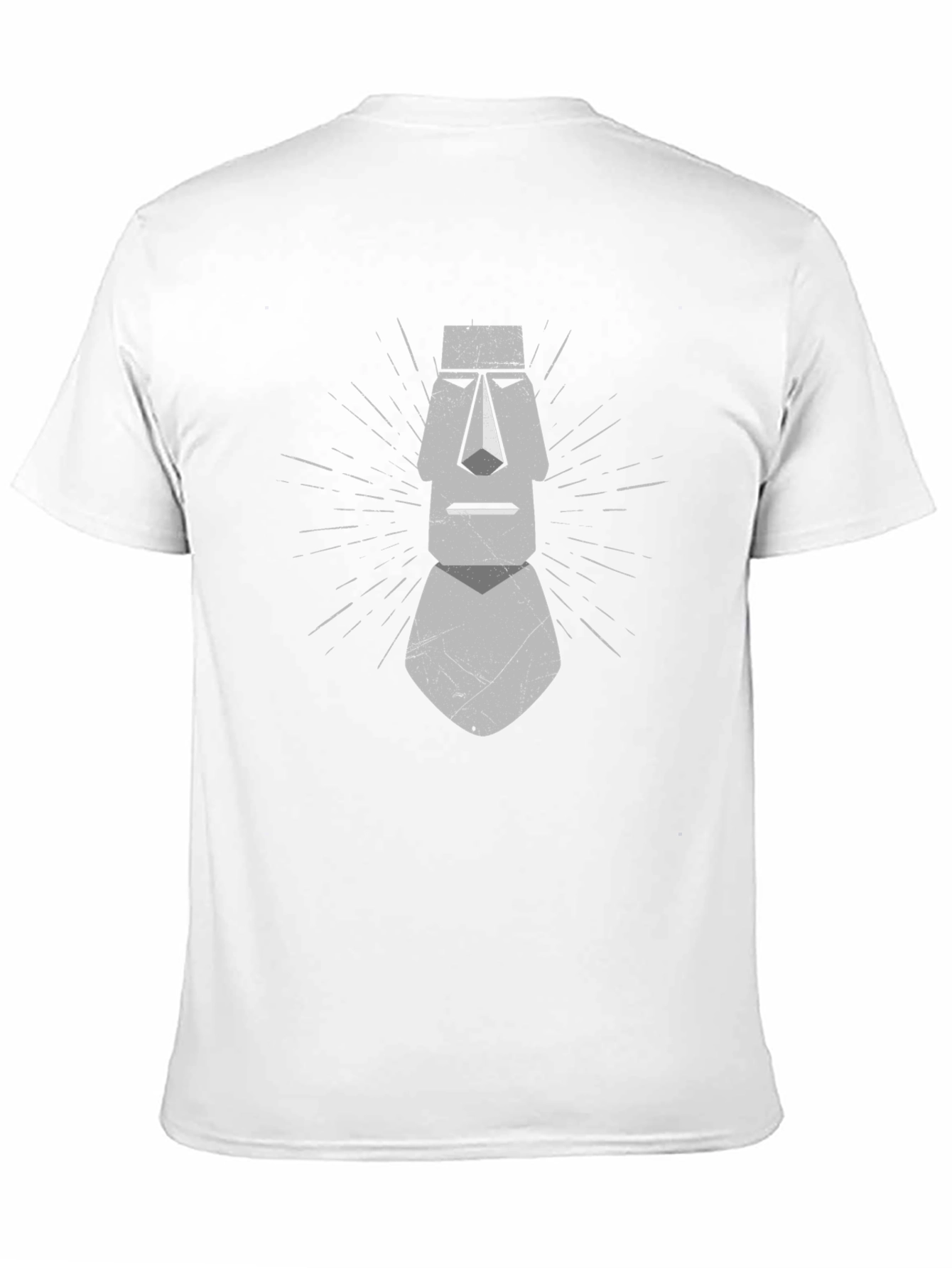 Moai Head Graphic Tee - Black T-Shirt