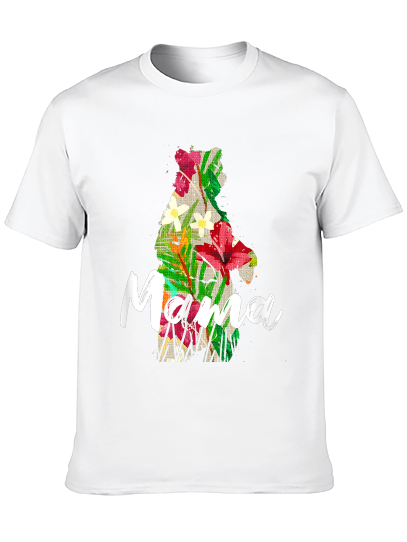 Mama Bear Floral Graphic T-Shirt