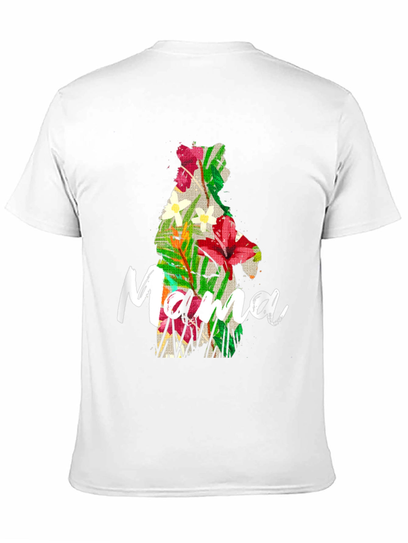 Mama Bear Floral Graphic T-Shirt