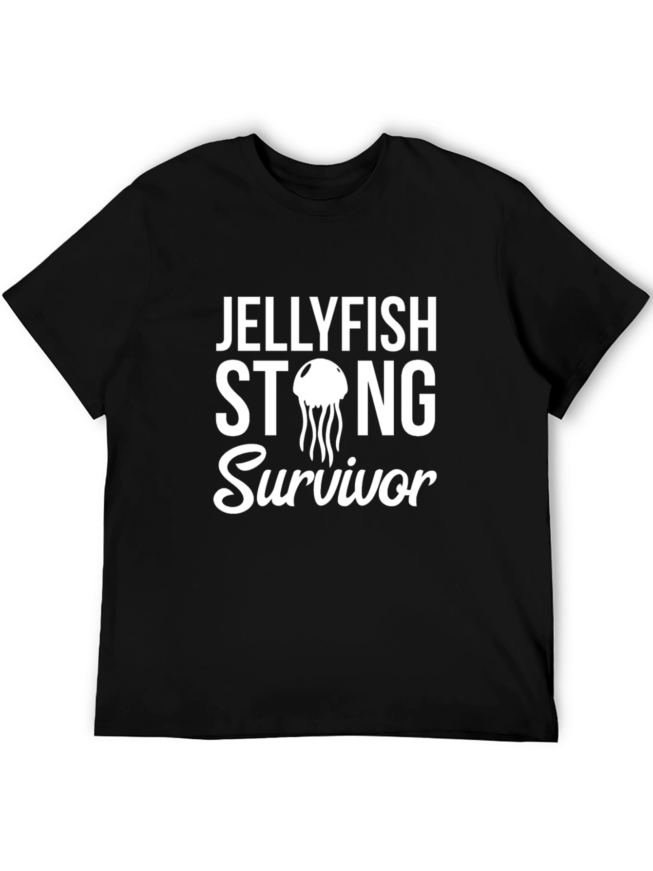 Jellyfish Strong Survivor Graphic T-Shirt