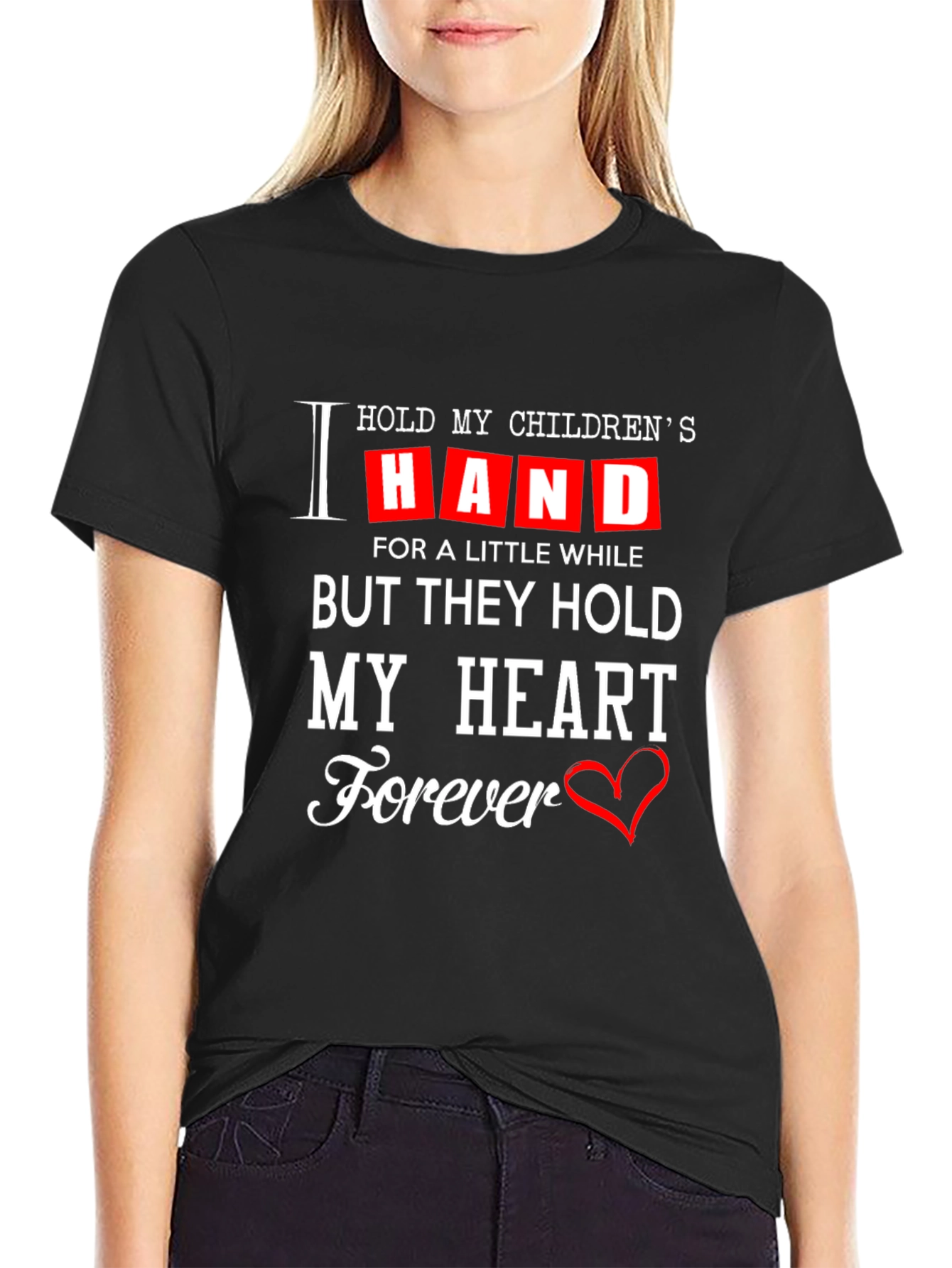 Childrens Hand Heart Forever T-Shirt