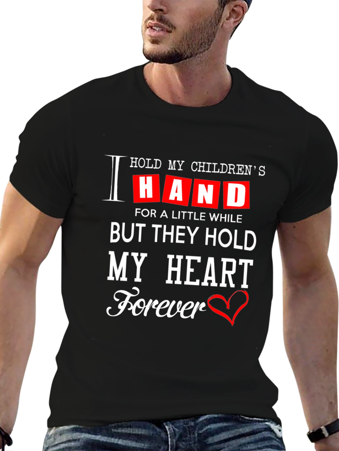 Childrens Hand Heart Forever T-Shirt