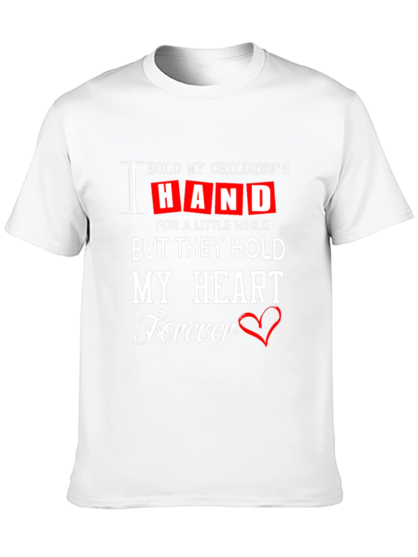 Childrens Hand Heart Forever T-Shirt