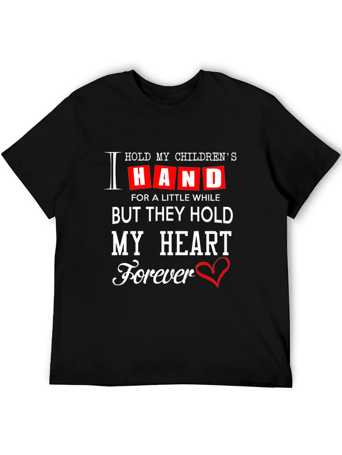 Childrens Hand Heart Forever T-Shirt