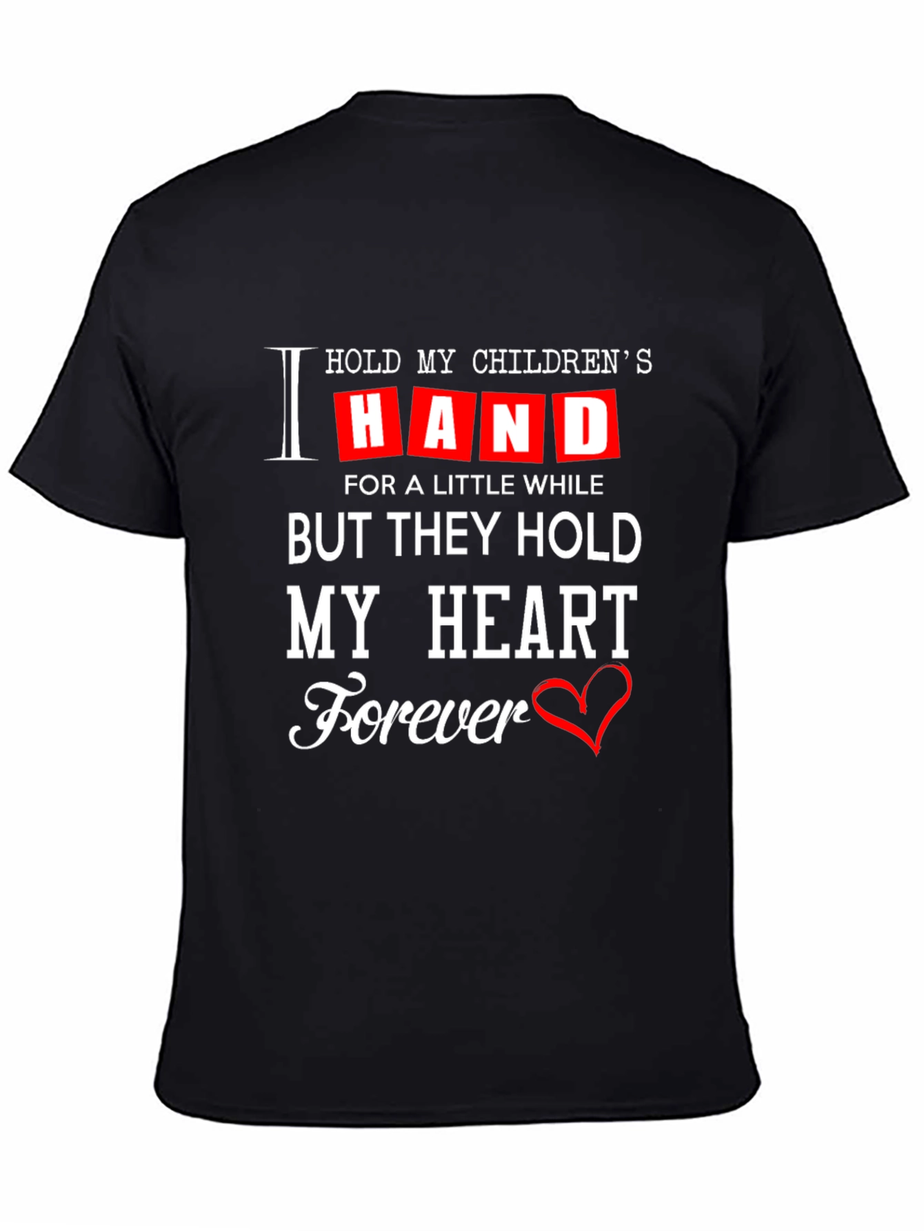 Childrens Hand Heart Forever T-Shirt