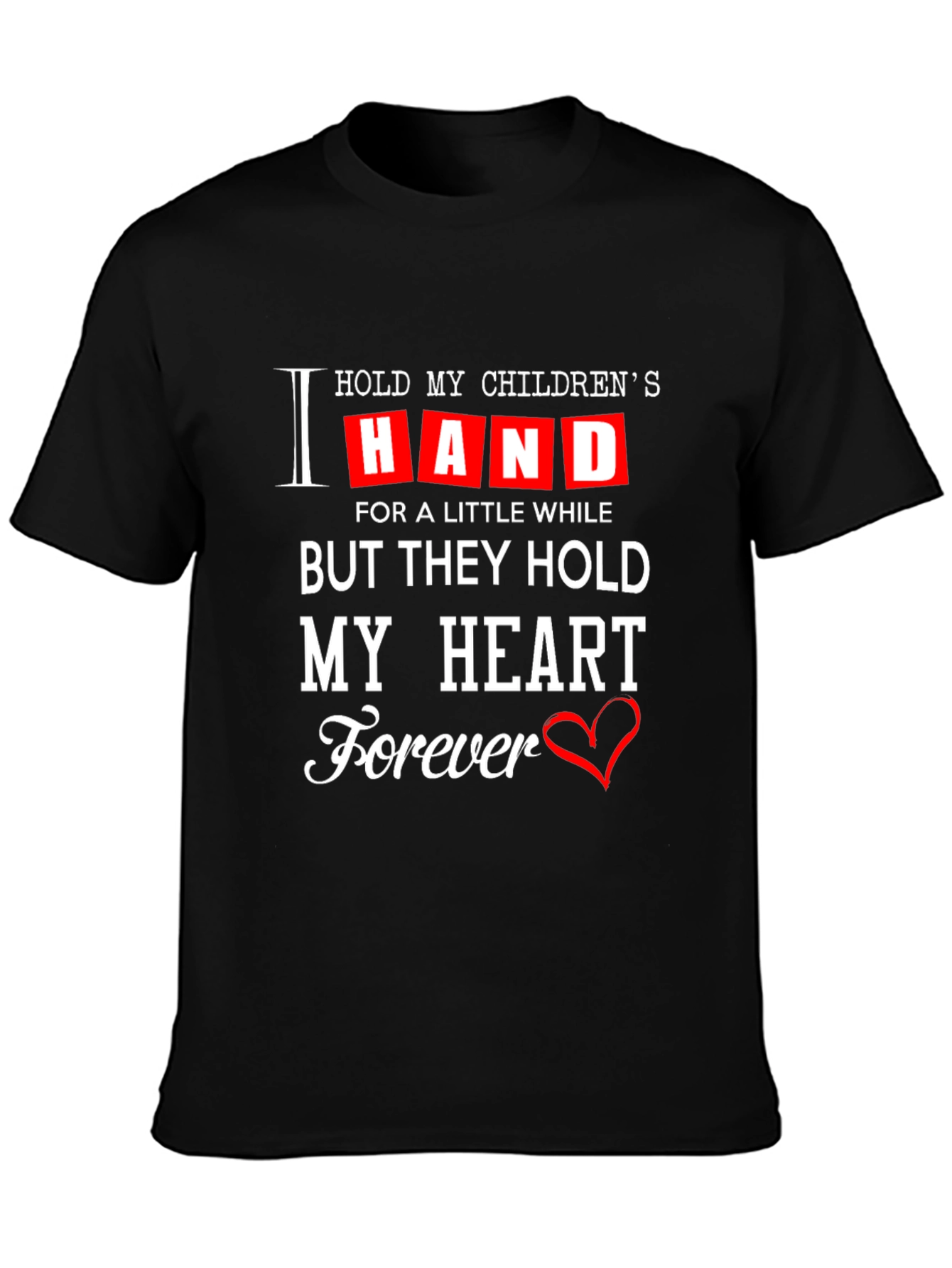 Childrens Hand Heart Forever T-Shirt