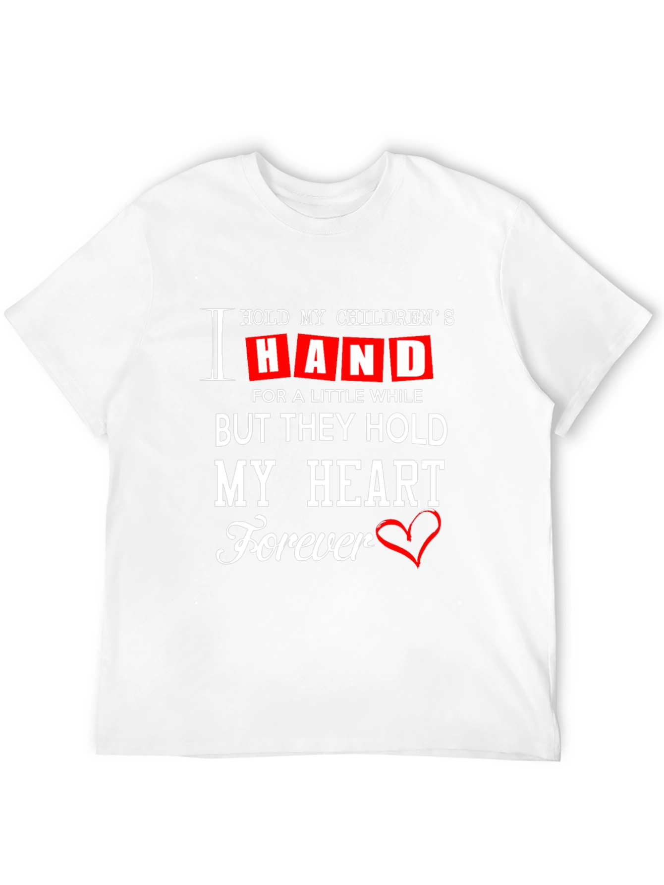 Childrens Hand Heart Forever T-Shirt