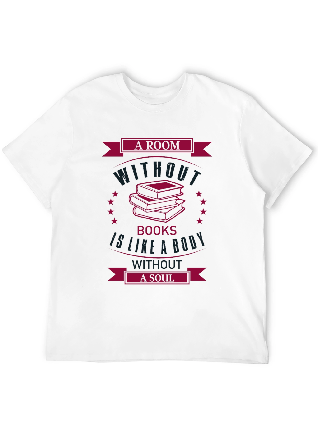 A Room Without Books Black Graphic Tee