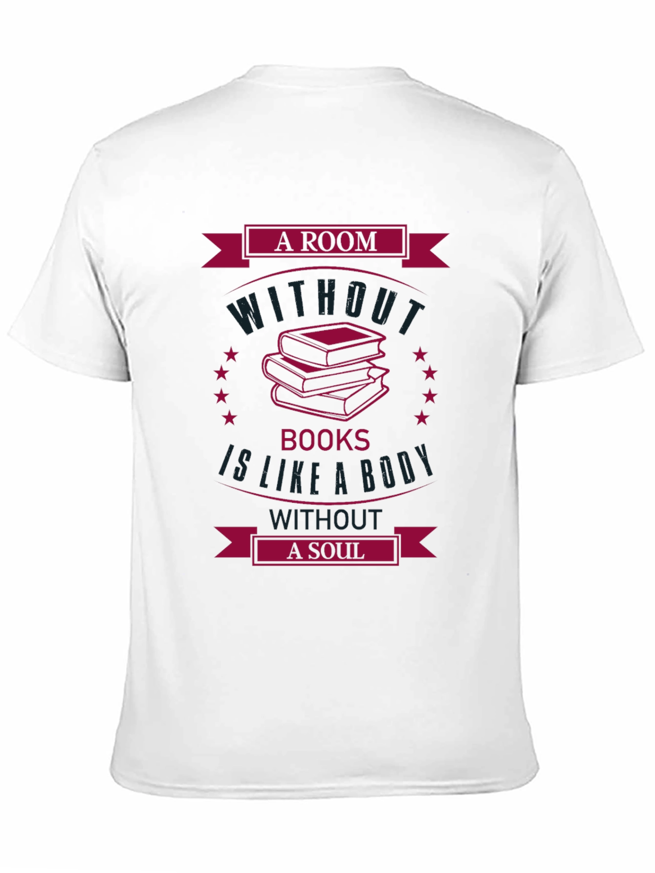 A Room Without Books Black Graphic Tee