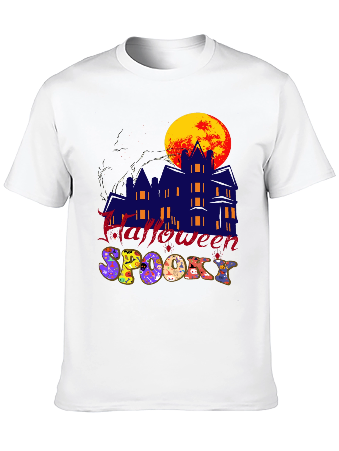Halloween Spooky Graphic Tee Shirt