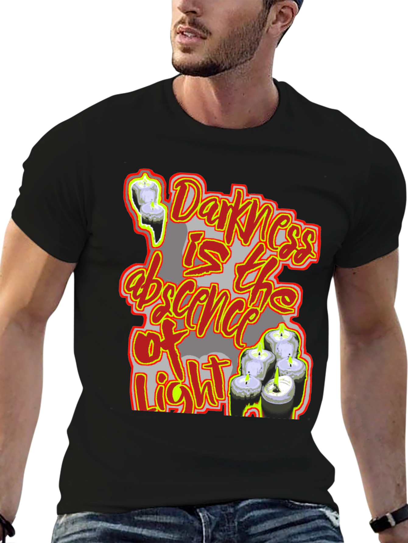 Darkness is Absence of Light Graphic Tee