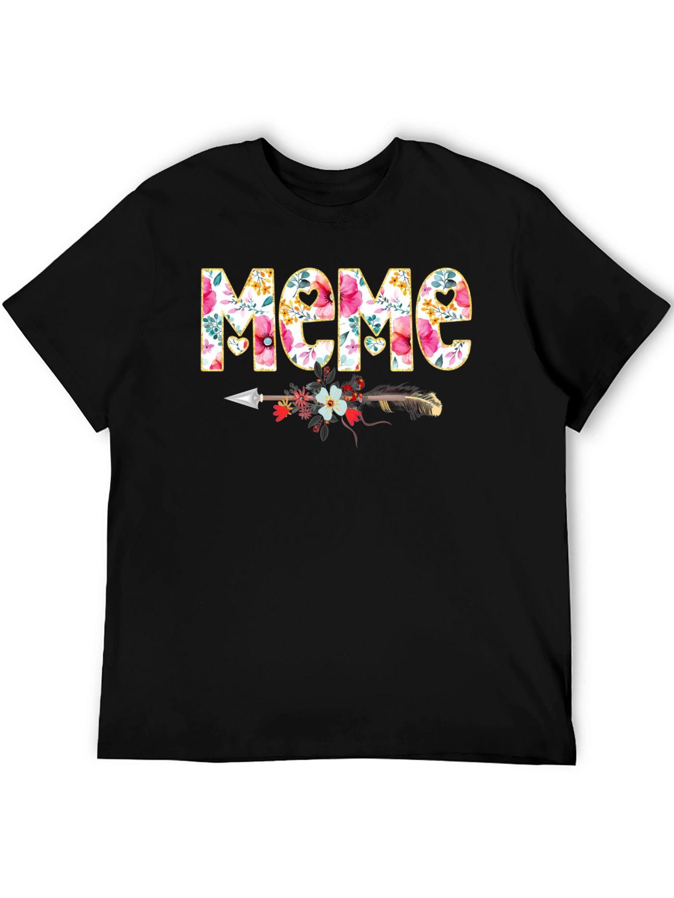 Floral Meme Graphic Tee
