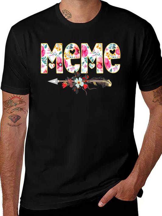 Floral Meme Graphic Tee