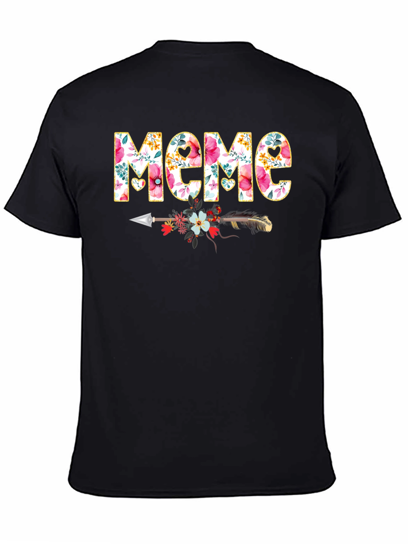 Floral Meme Graphic Tee
