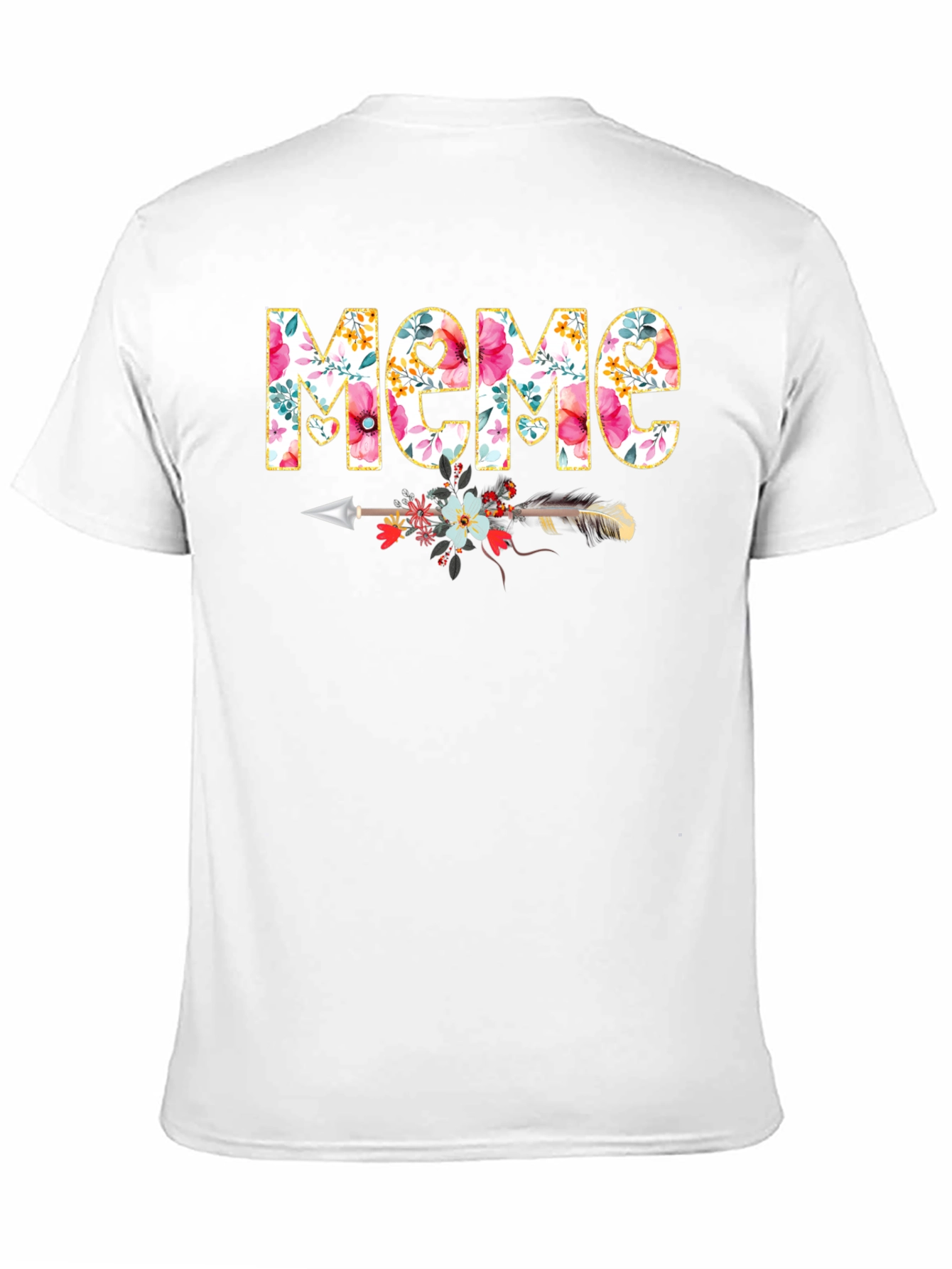 Floral Meme Graphic Tee