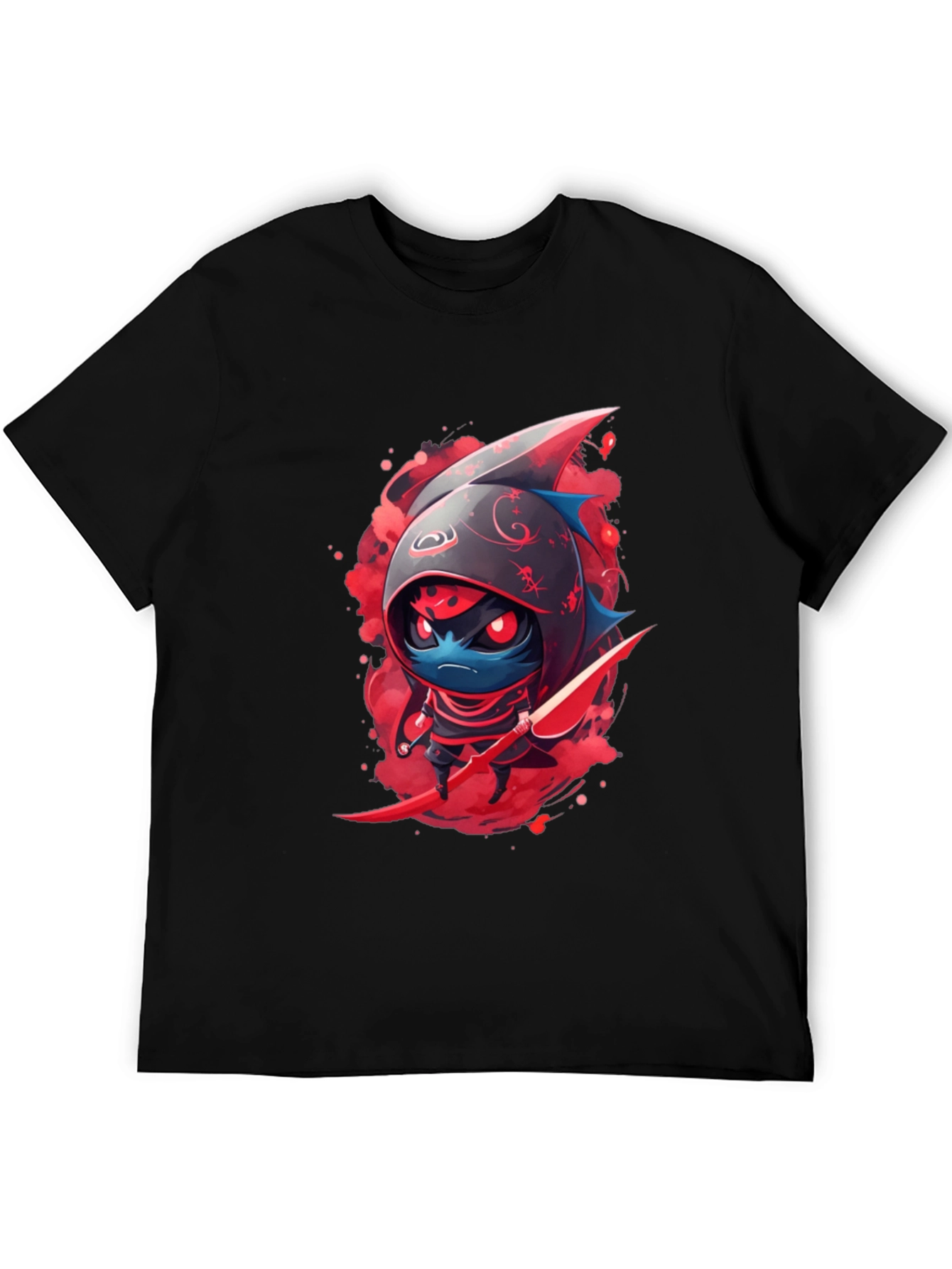 Ninja Shark Graphic Tee - Cool Cartoon T-Shirt